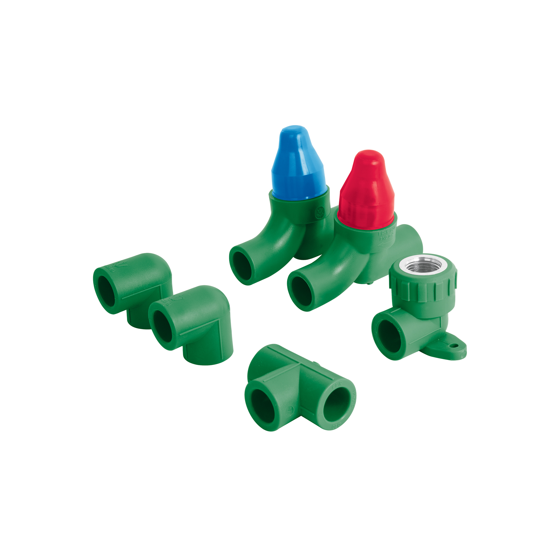 Kit de instalación p/regadera PPR 1/2' sin manerales, FOSET