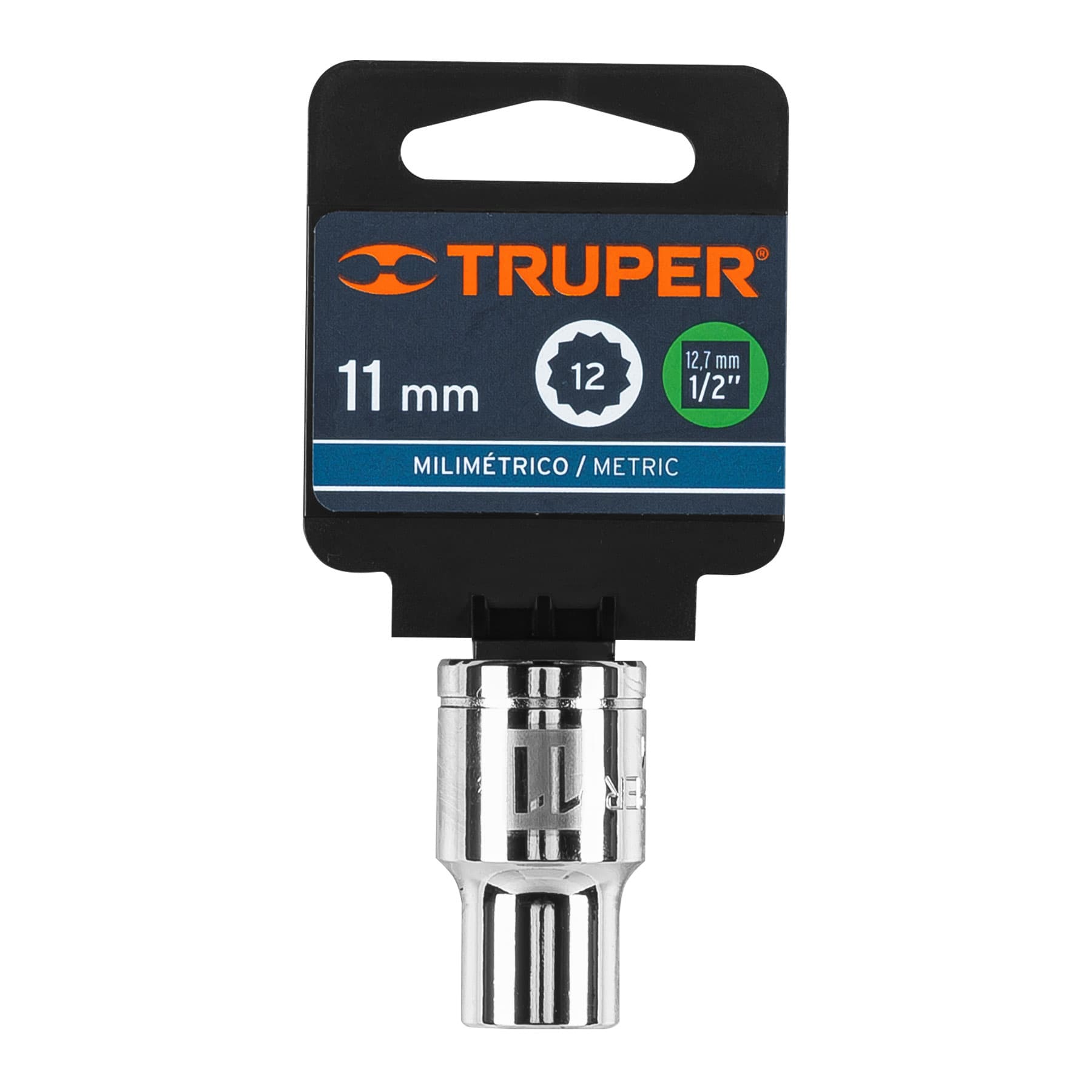 Dado de 11 mm, 12 puntas, cuadro 1/2', Truper - Imagen 4