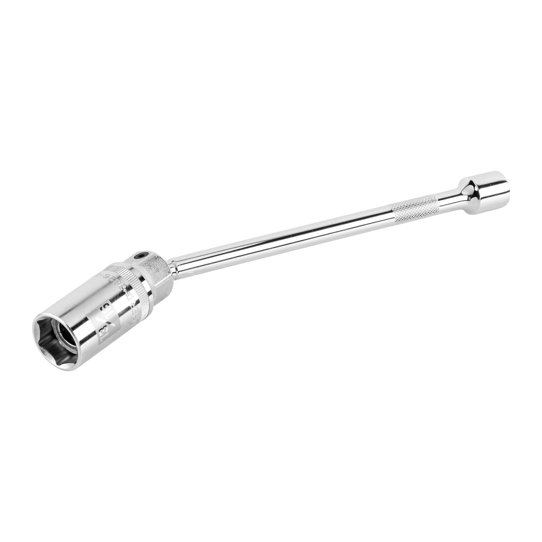 Dado p/bujías cuadro 3/8' articulado 13/16', extensión 10'