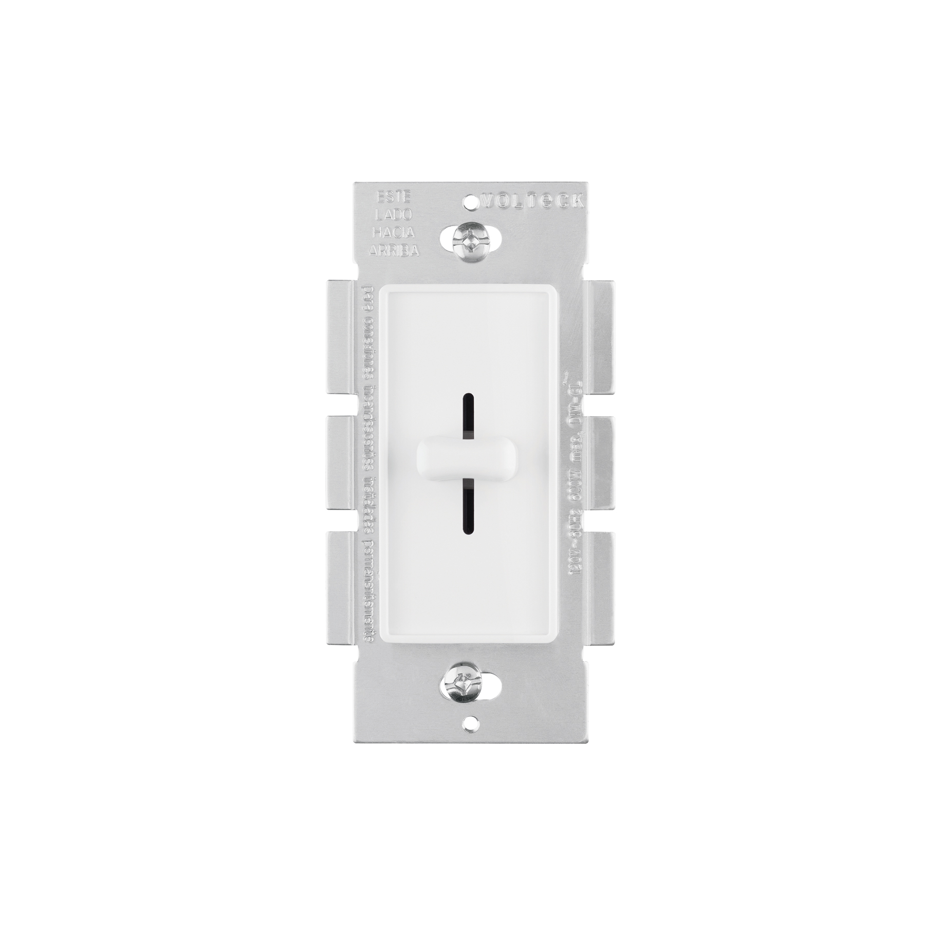 Atenuador de luz deslizable, línea Classic, Volteck