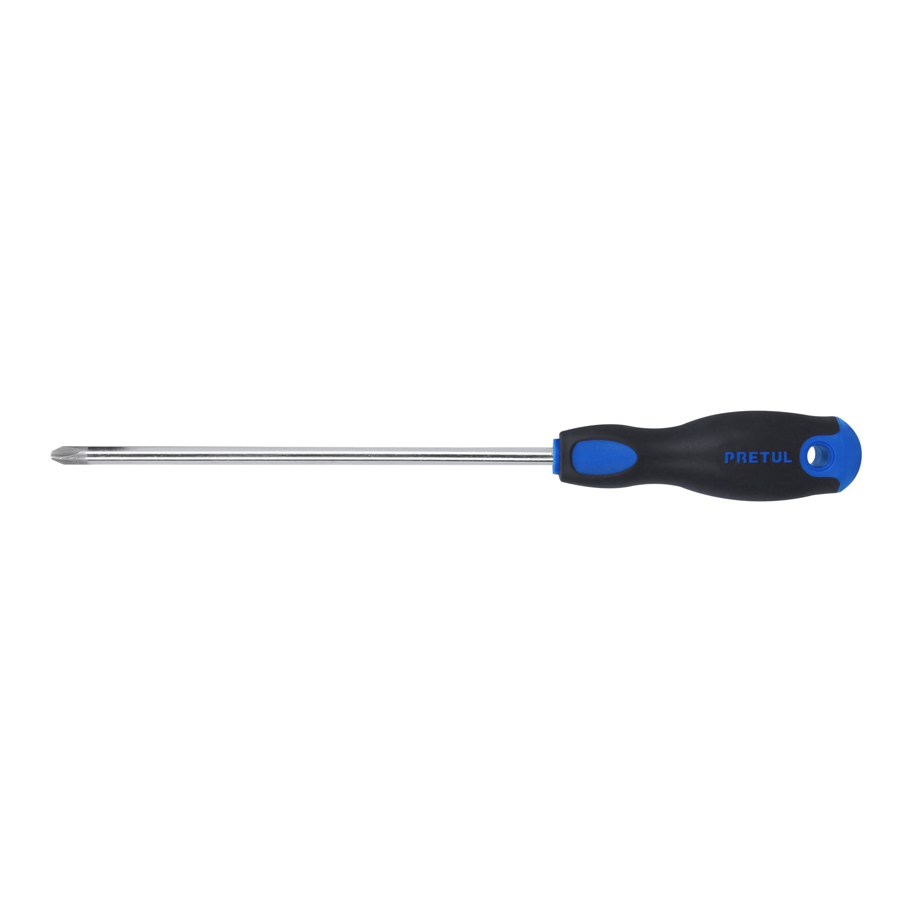 Desarmador de cruz 5/16' x 8' mango Comfort Grip, Pretul