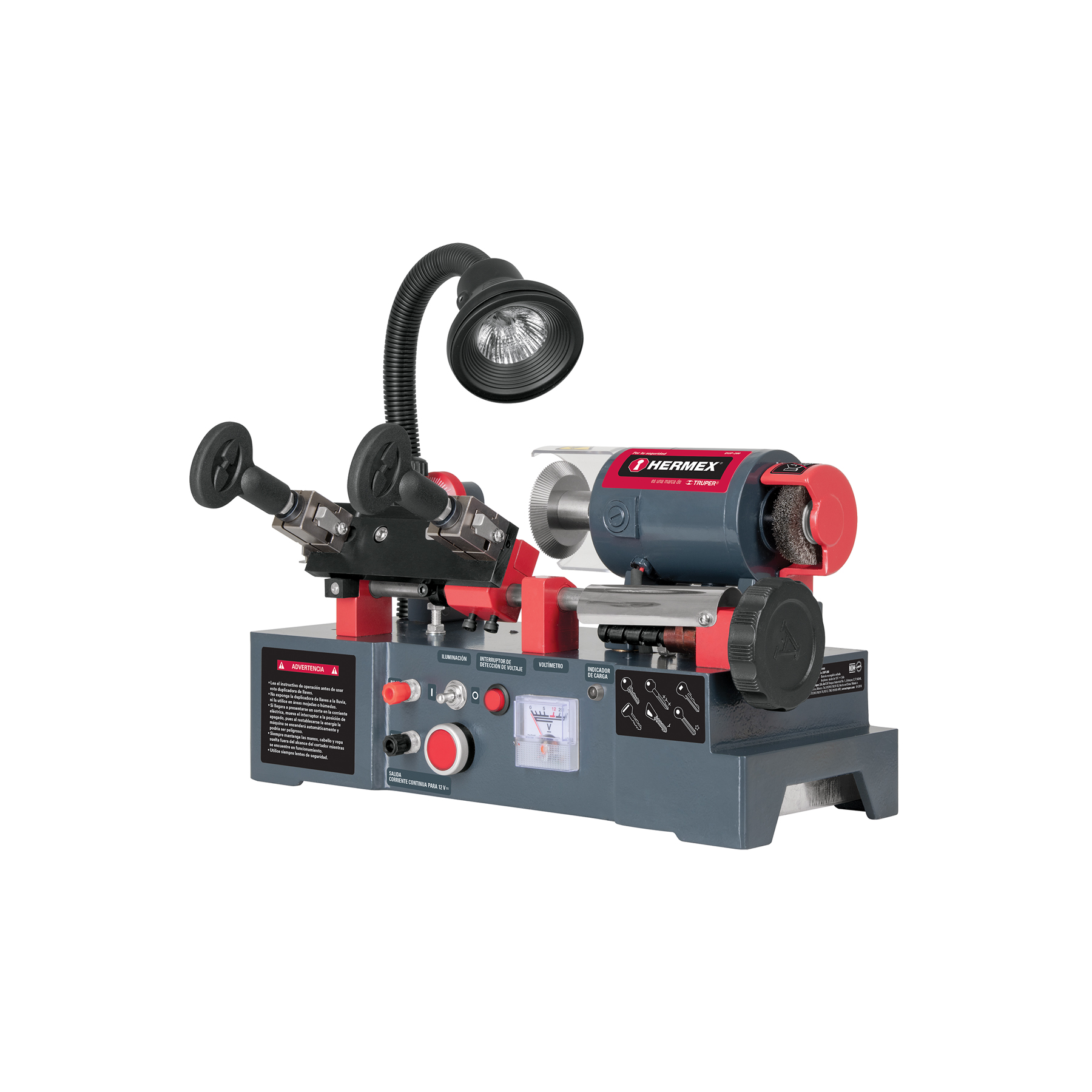 Duplicadora de llaves, 6 tipos, HERMEX