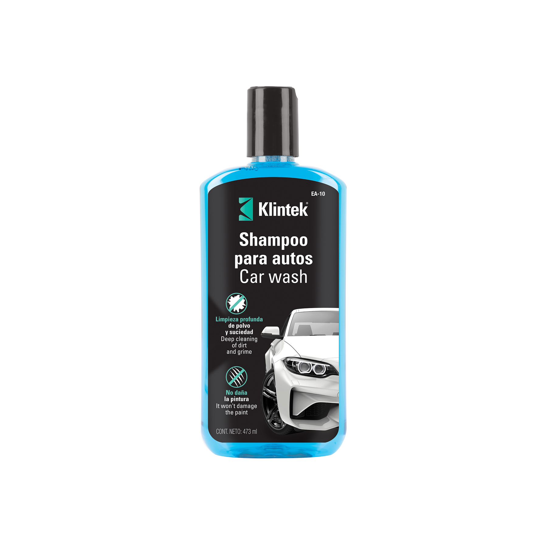 Shampoo para auto, 473 ml, KLINTEK