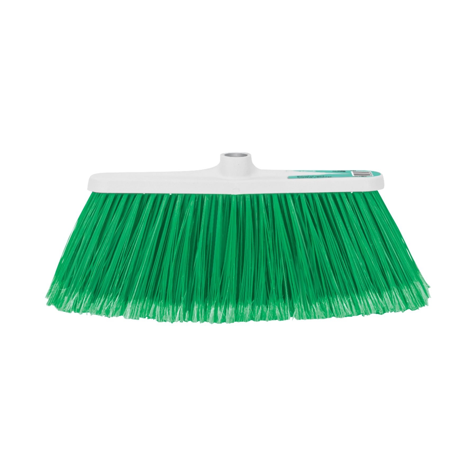 Escoba vinilo, tipo cepillo sin bastón, grande