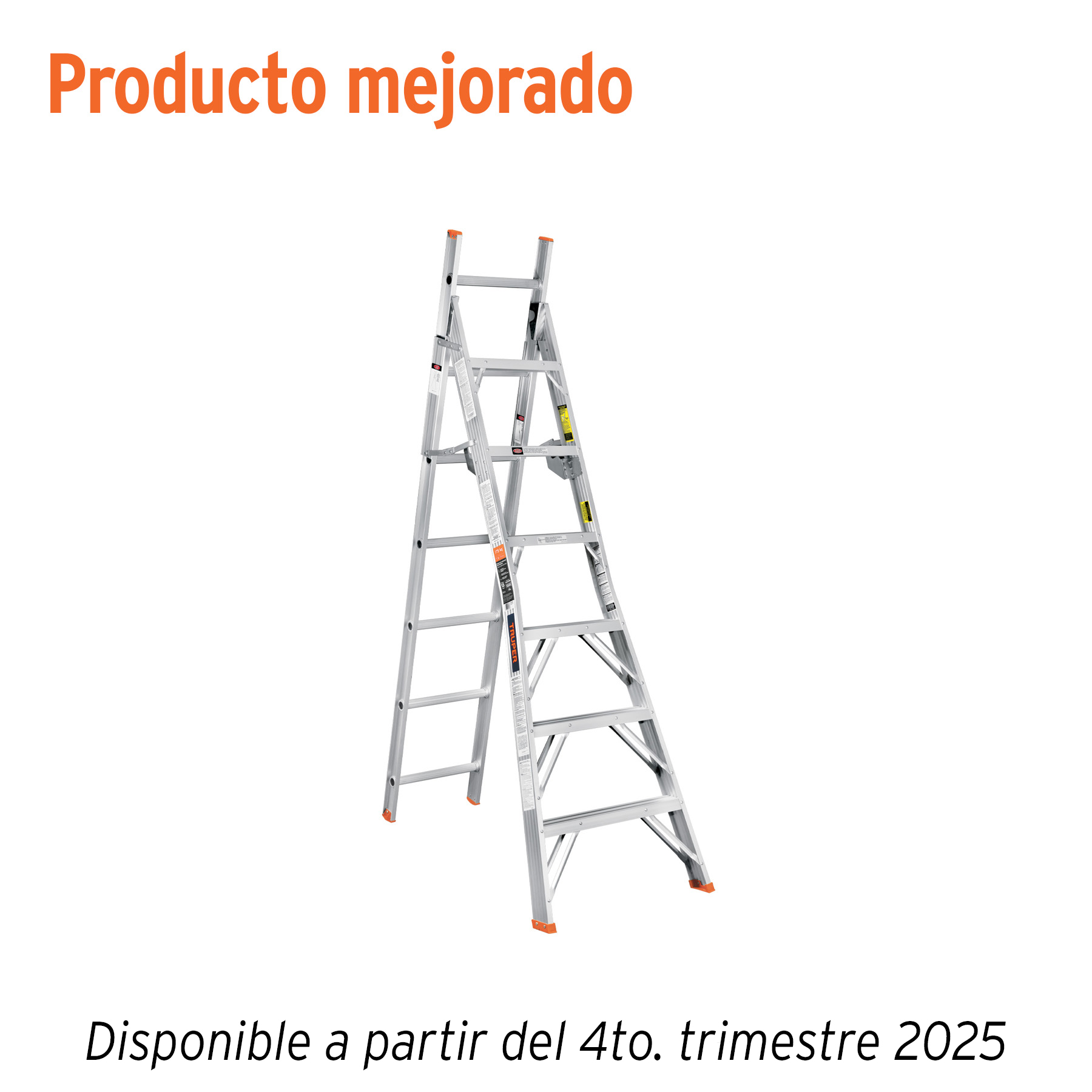 Escalera convertible, tipo ll, 13 escalones, TRUPER