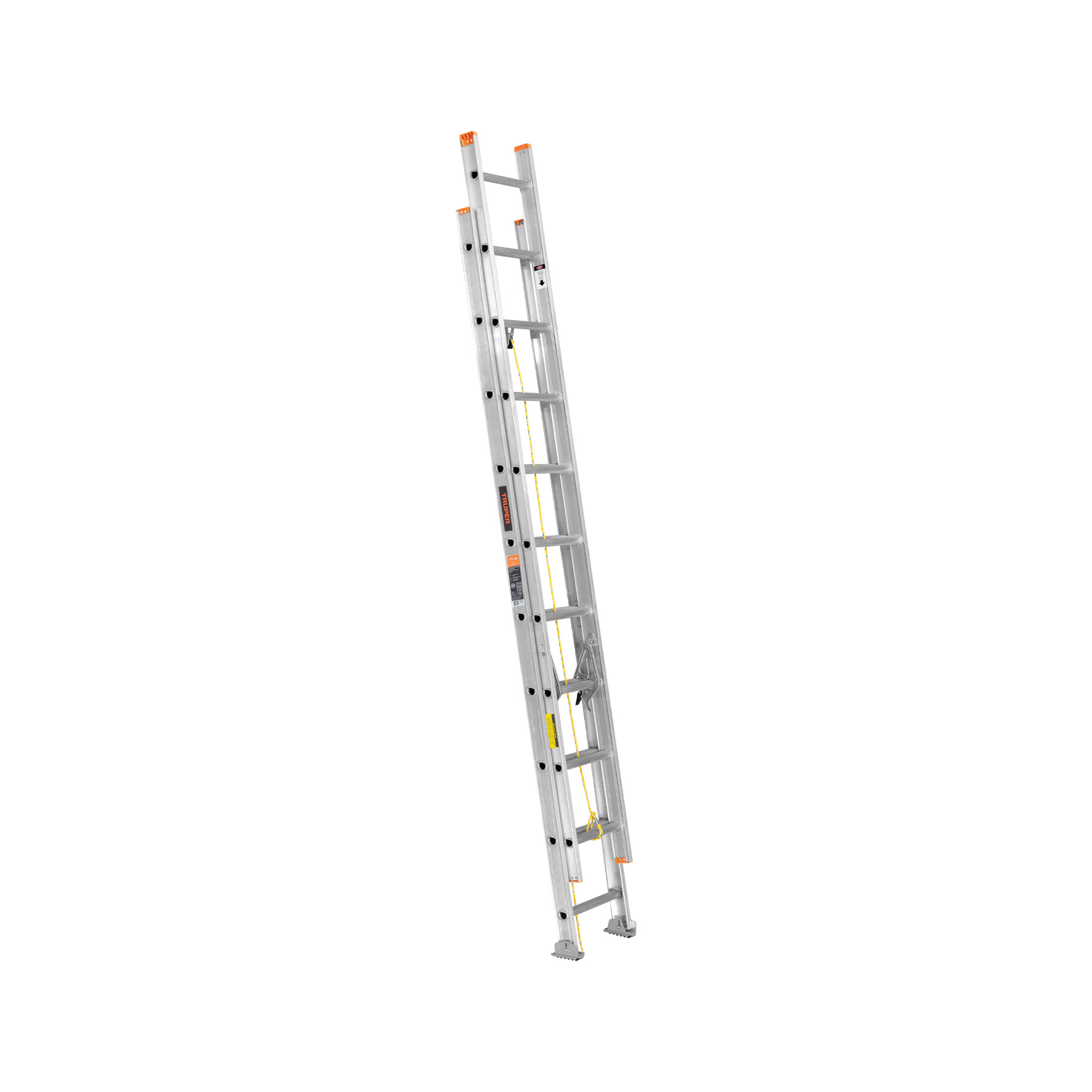 Escalera de extensión, tipo II, 20 peldaños, Truper