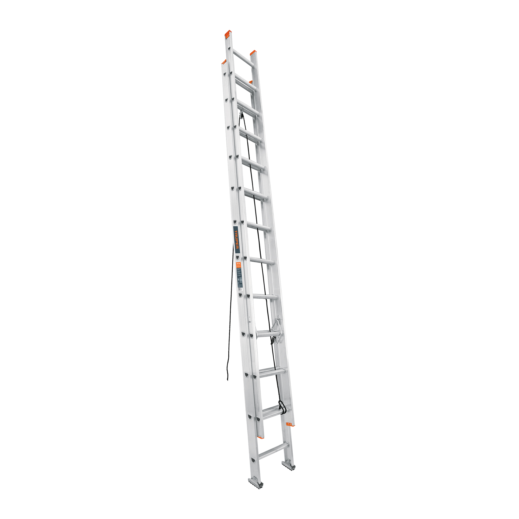 Escalera de extensión, tipo II, 24 peldaños, Truper