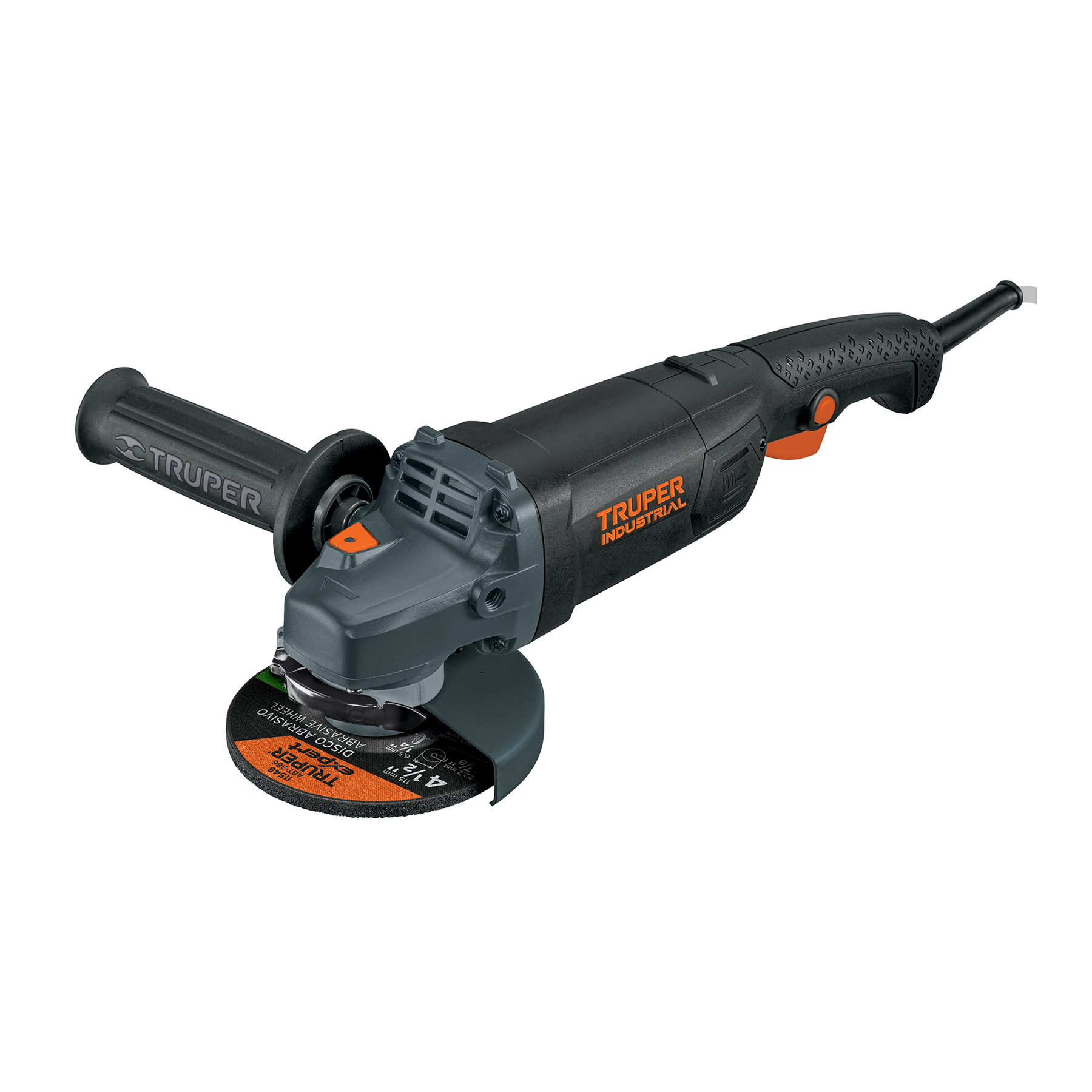 Esmeriladora angular 4-1/2', 1250W, TRUPER INDUSTRIAL