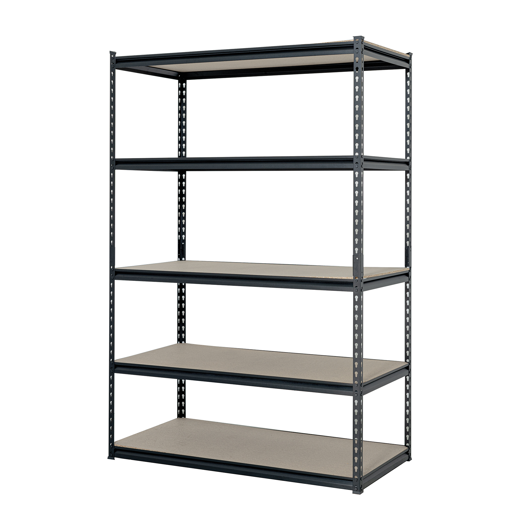 Estante metálico 5 repisas MDP cap. 60 Kg,180x60x120, PRETUL