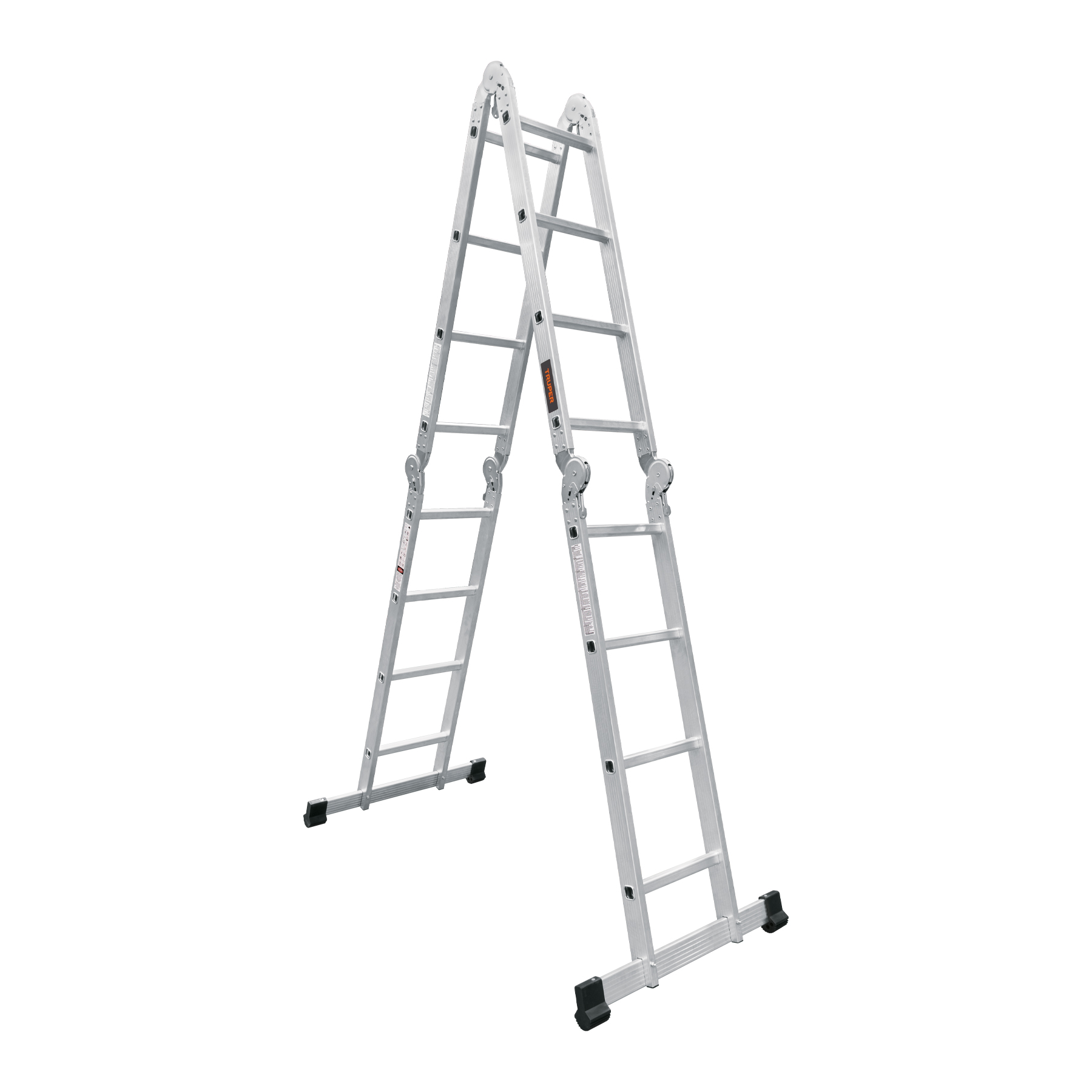 Escalera multiposición 16 peldaños, Tipo I, Truper