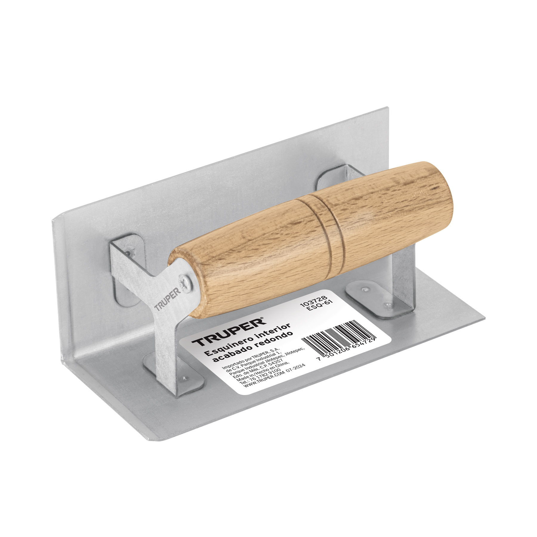 Esquinero interior, para acabado redondeado, Truper