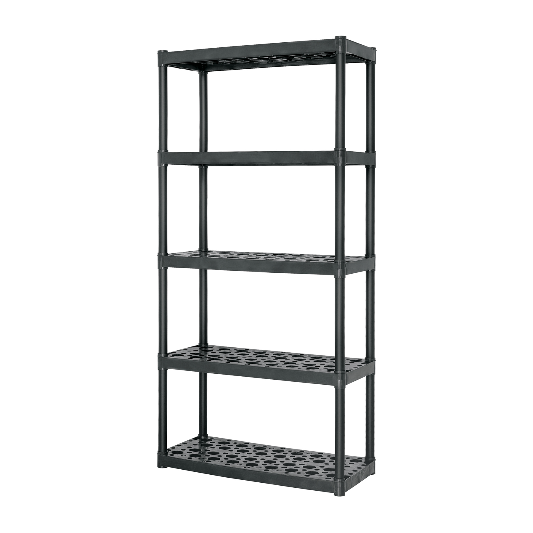 Estante plástico uso rudo 5 rep/cap. 70 Kg, 185x43x91,TRUPER