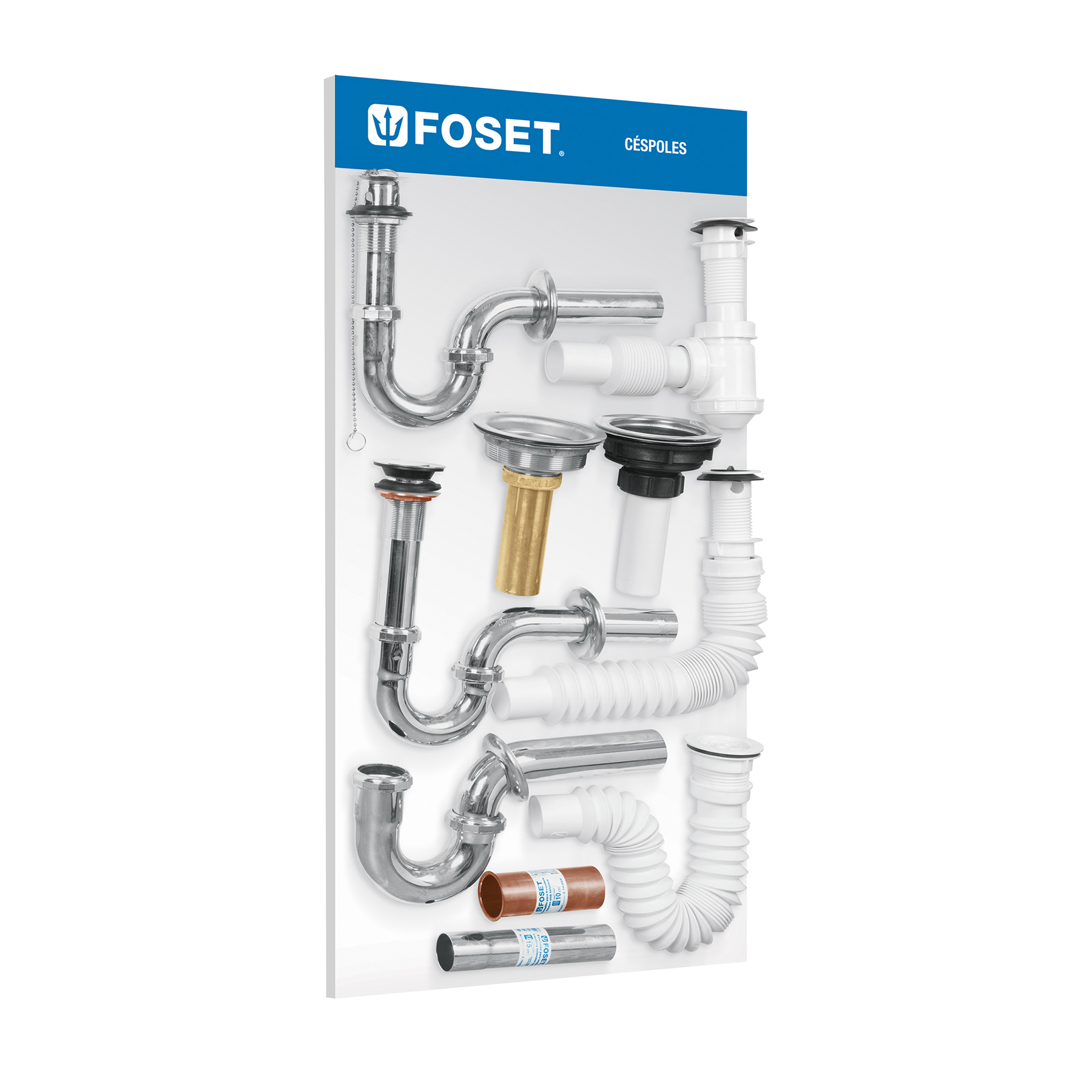 Exhibidor de céspoles, Foset