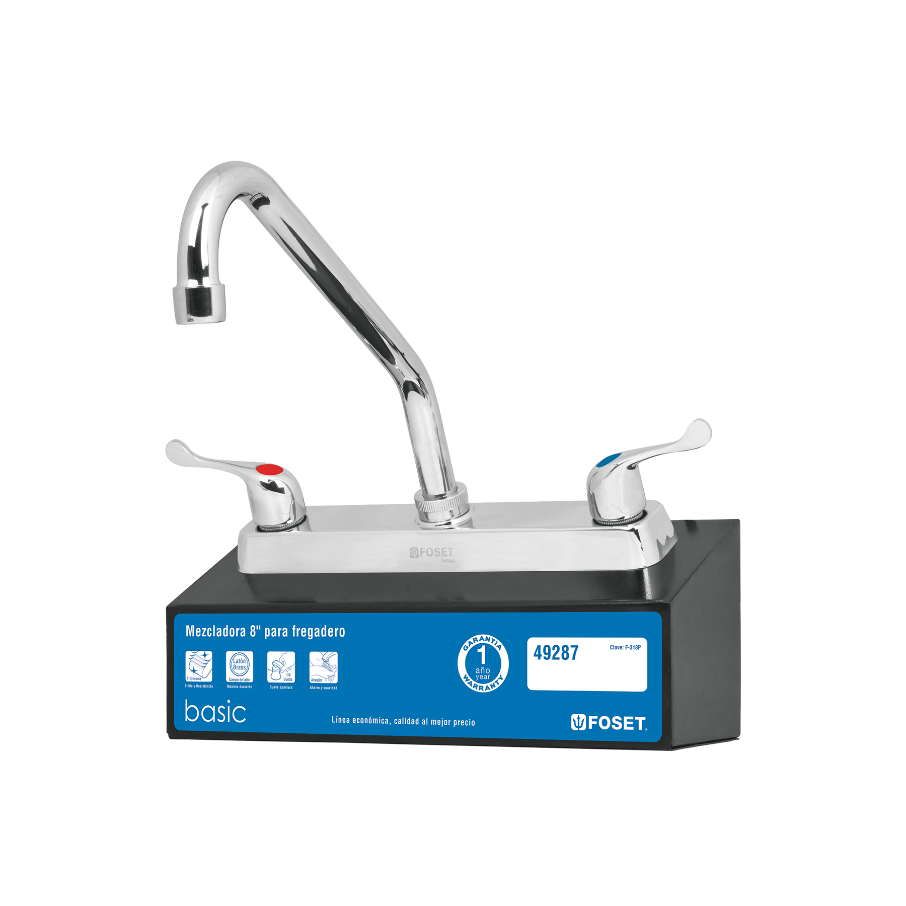 Exhibidor con mezcladora F-318-P, Foset