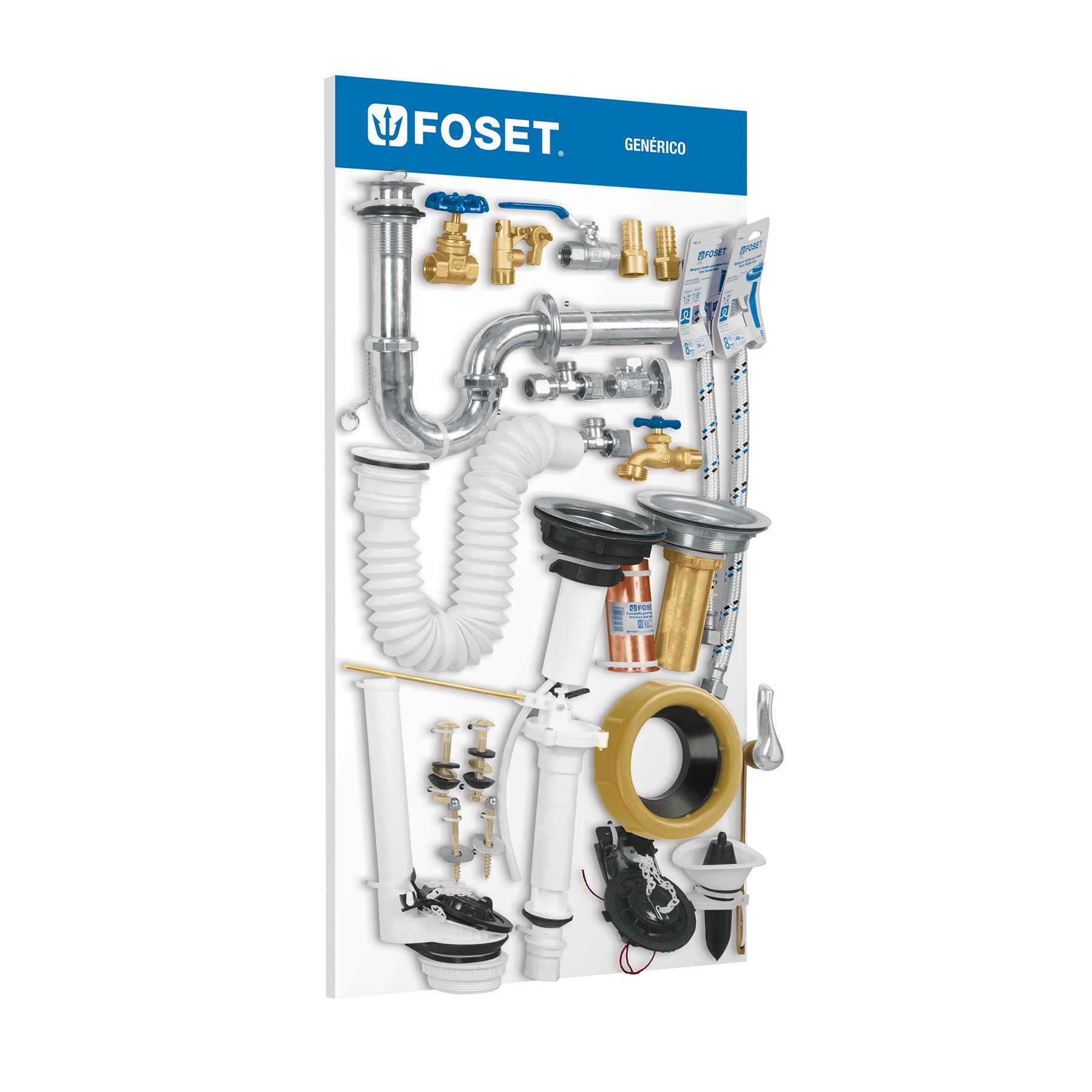 Exhibidor de productos Foset, genérico