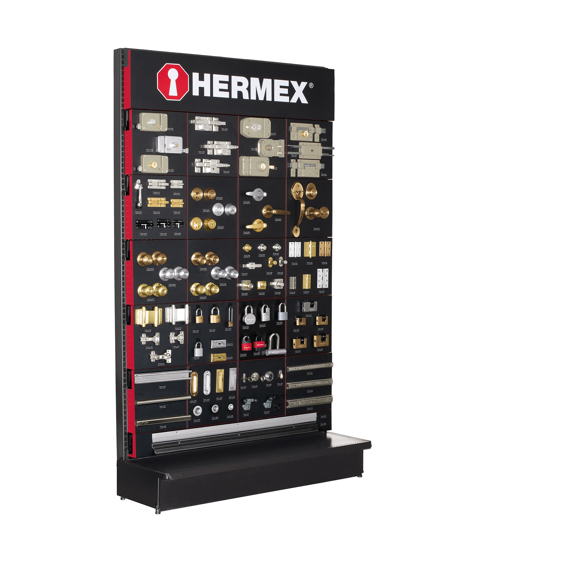 Exhibidor tipo góndola HERMEX