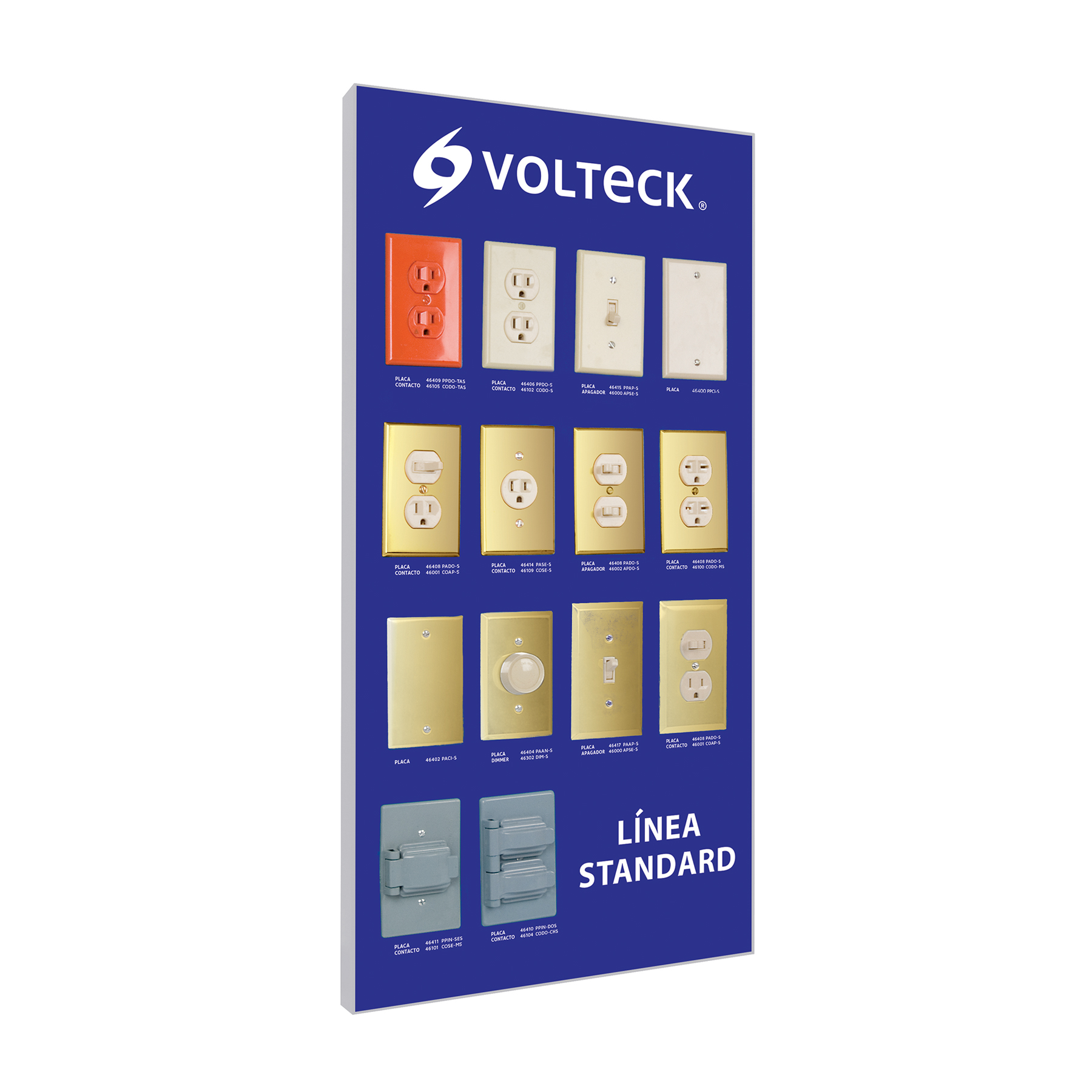 Exhibidor línea standard, Volteck