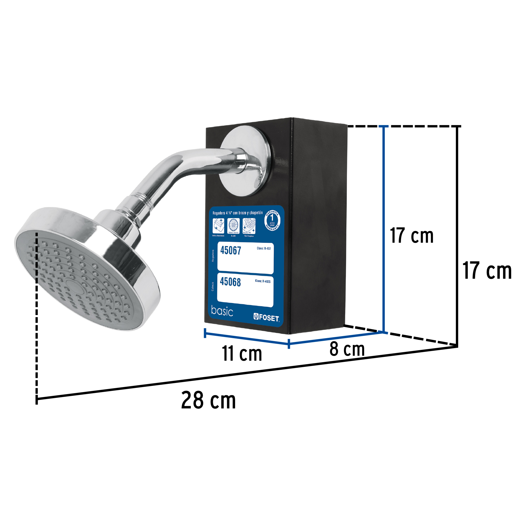 Exhibidor con Regadera R-402, Foset - Imagen 2