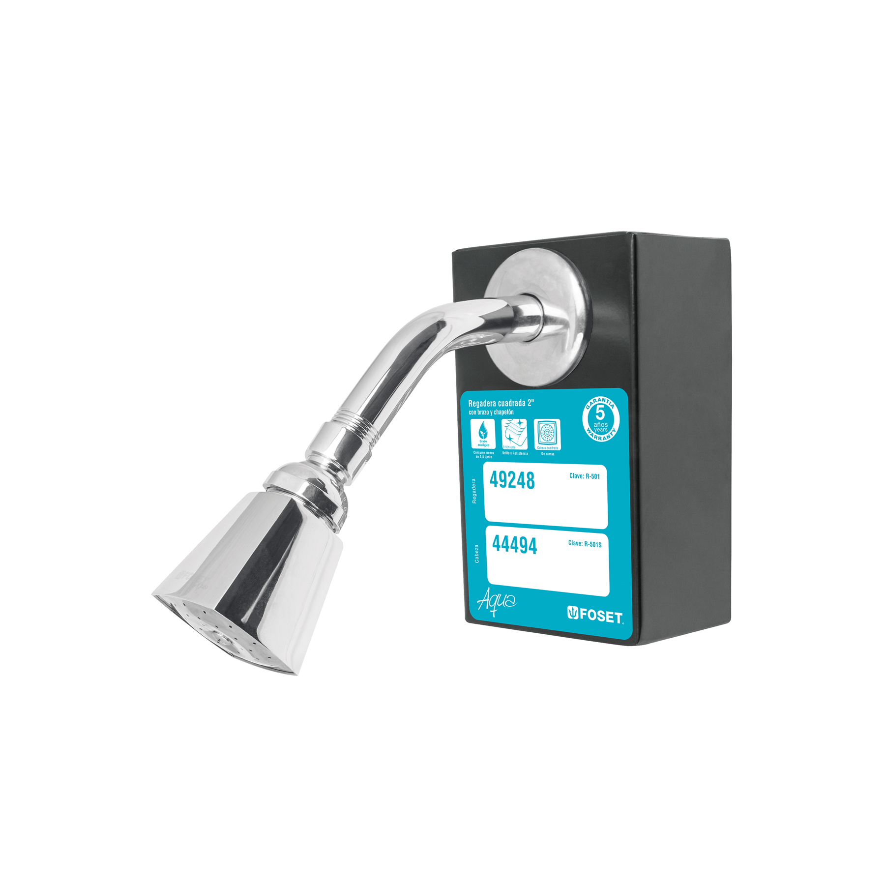 Exhibidor con regadera R-501, Foset