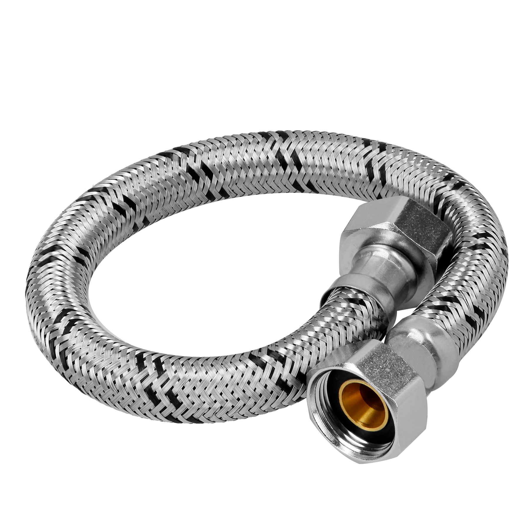 Manguera para boiler, acero inox, 3/4'x3/4', 40 cm, Foset