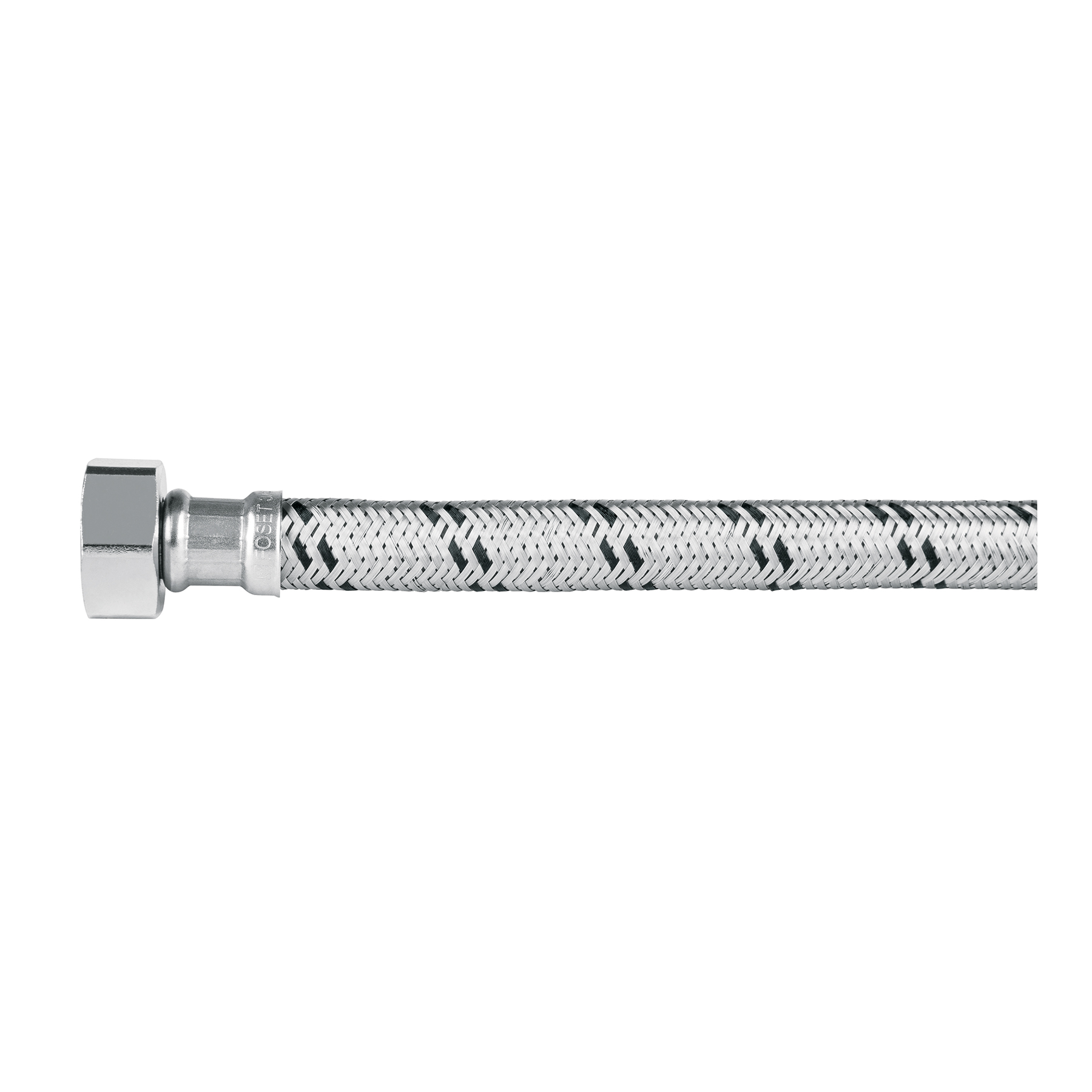 Manguera para boiler, acero inox, 3/4'x3/4', 60 cm, Foset