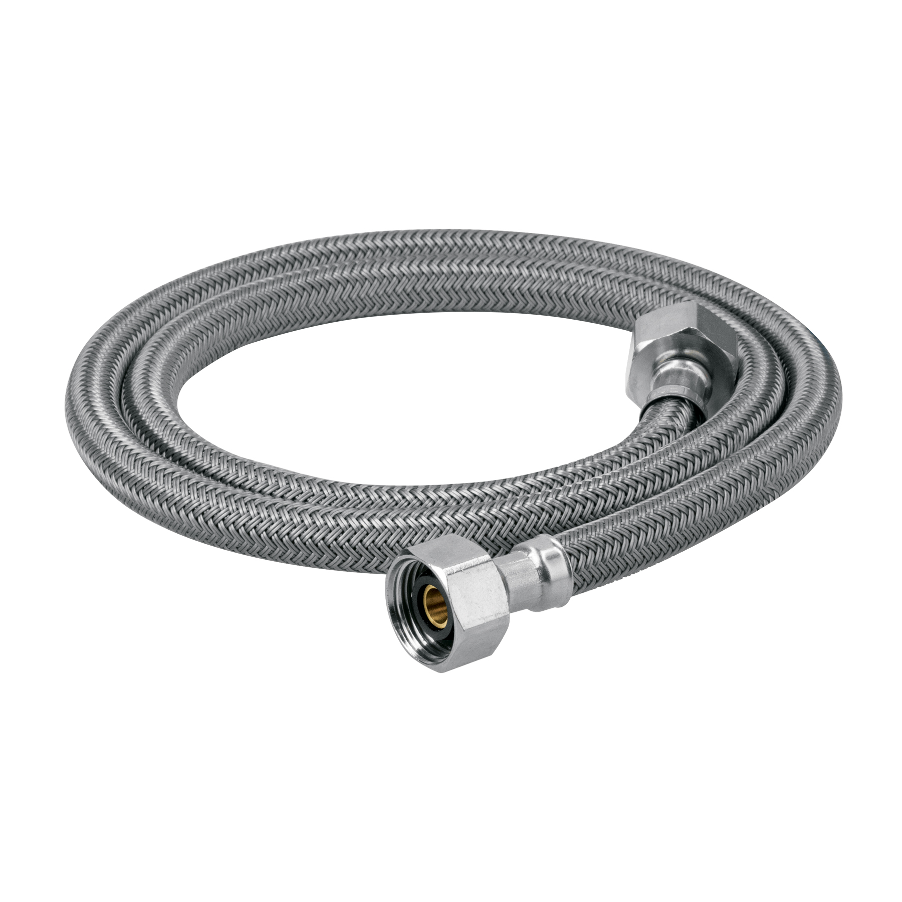 Manguera lavabo/fregadero, vinilo gris, 1/2' x 1/2', 100 cm