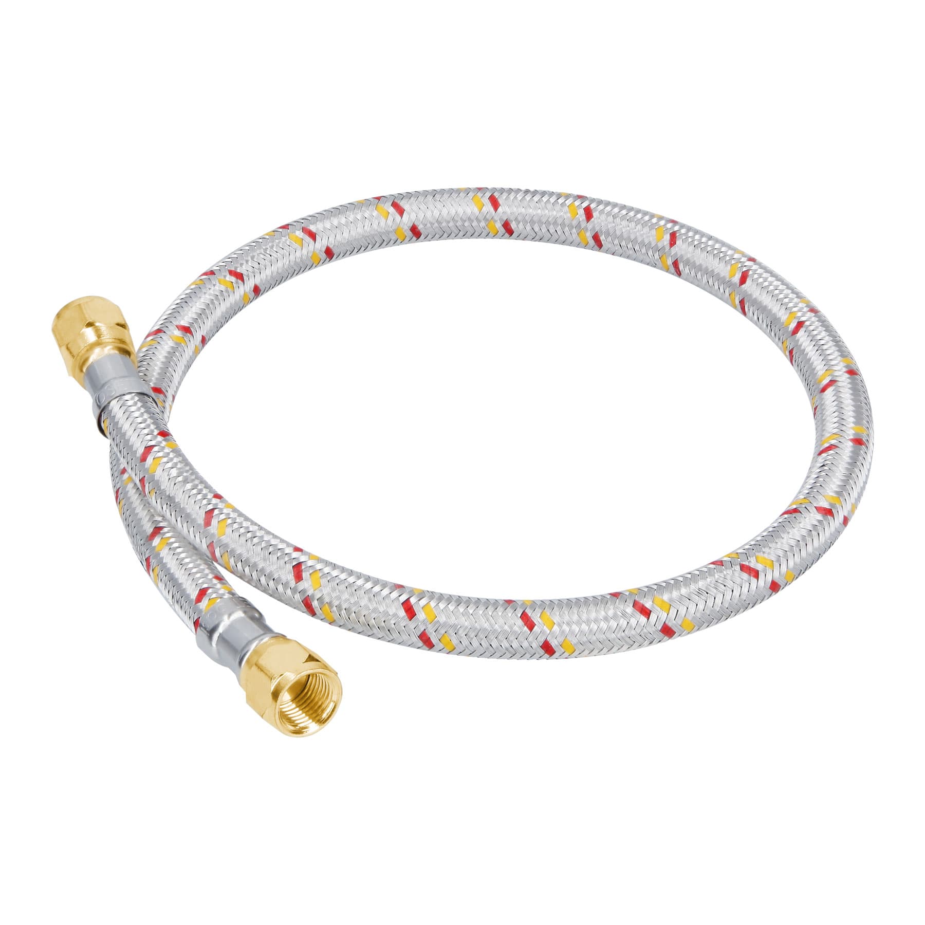 Manguera para gas, aluminio, 5/16' flare, 60 cm, FOSET BASIC