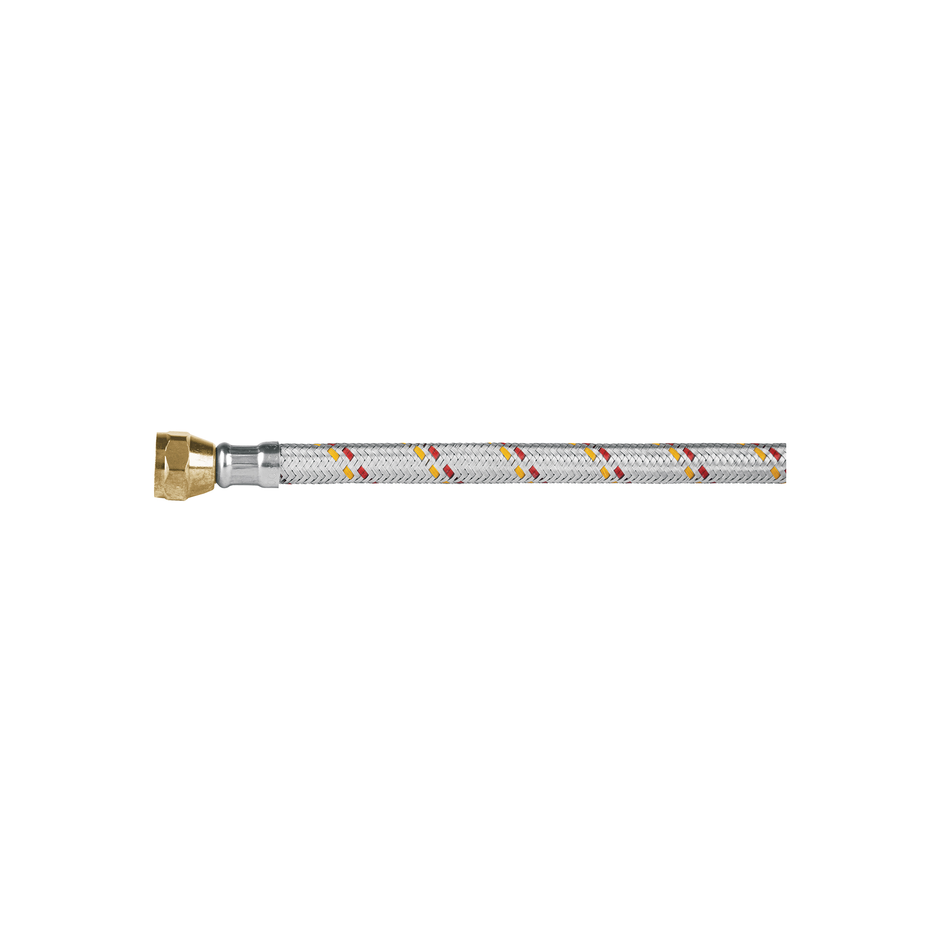 Manguera para gas, aluminio, 3/8' flare, 100 cm, FOSET BASIC