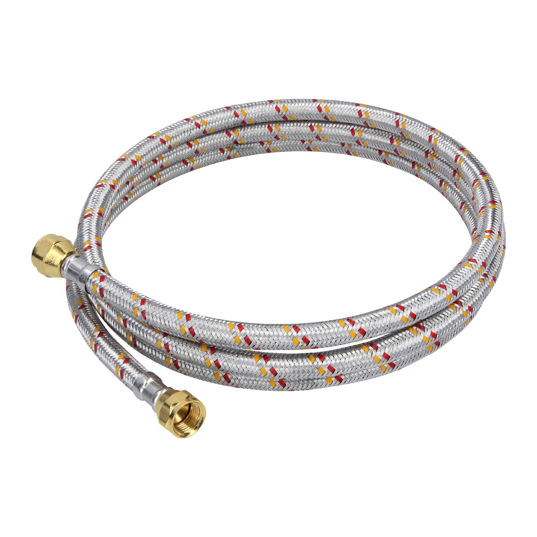 Manguera para gas, aluminio, 3/8' flare, 200 cm, FOSET BASIC