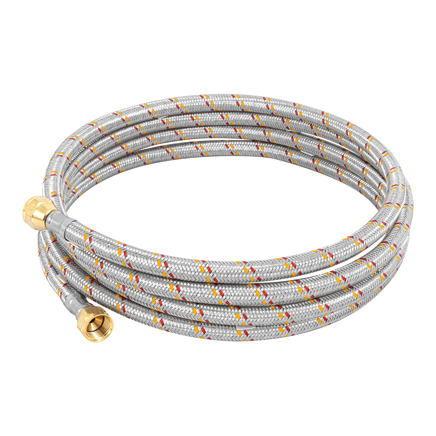 Manguera para gas, aluminio, 3/8' flare, 300 cm, FOSET BASIC