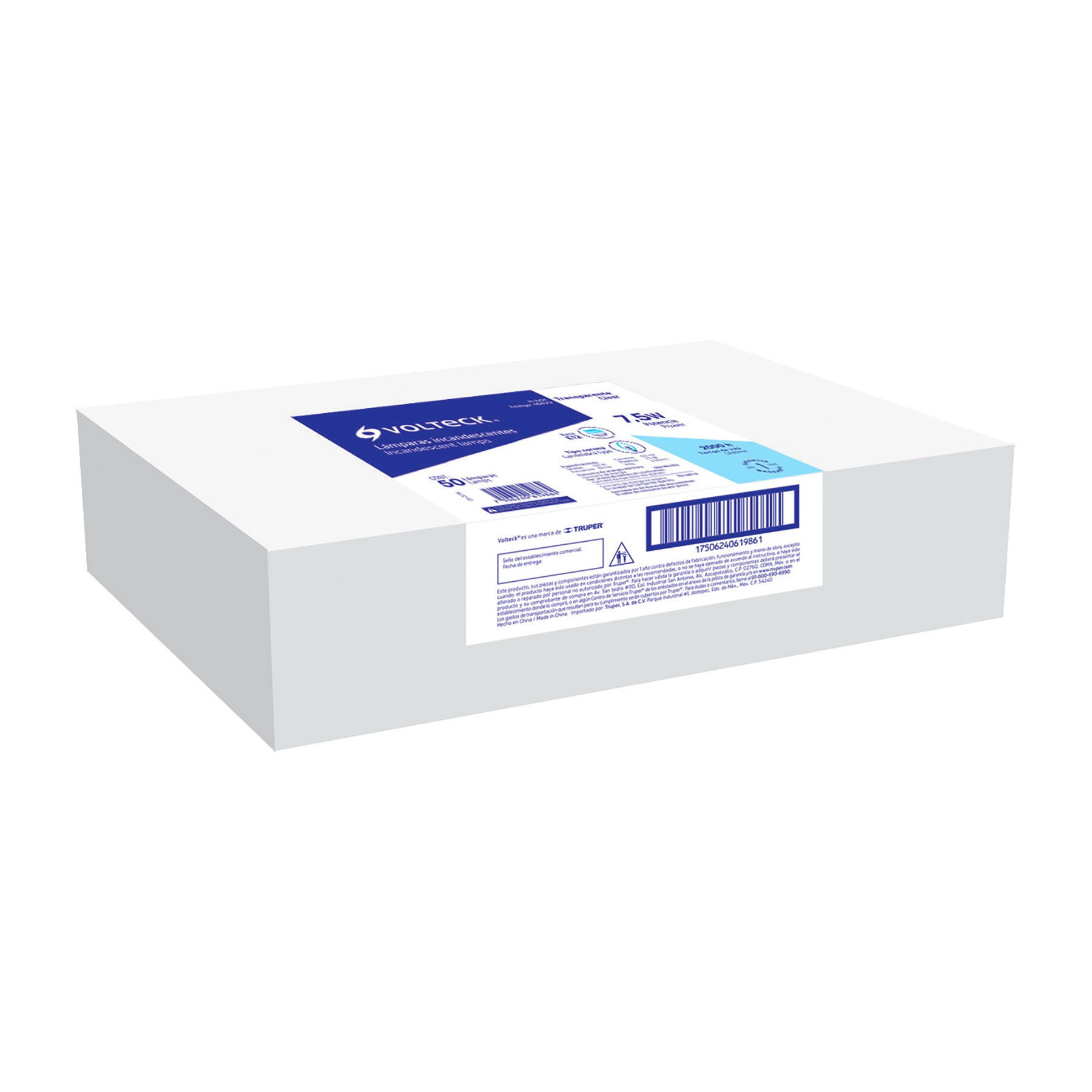 Caja con 50 focos incandescentes transparentes base E12 7.5W - Imagen 4