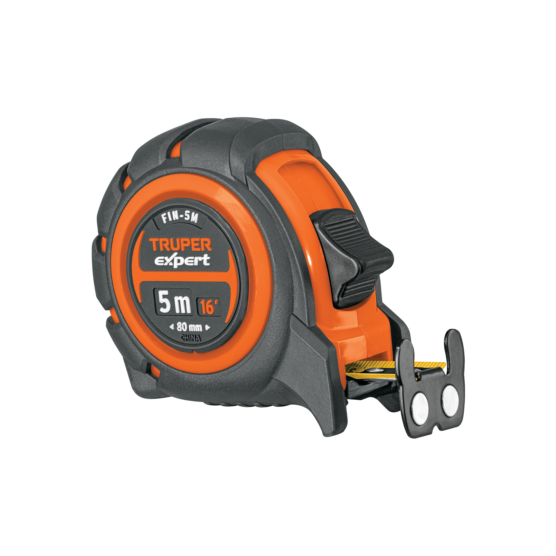 Flexómetro industrial contra impactos 5 m cinta 19 mm