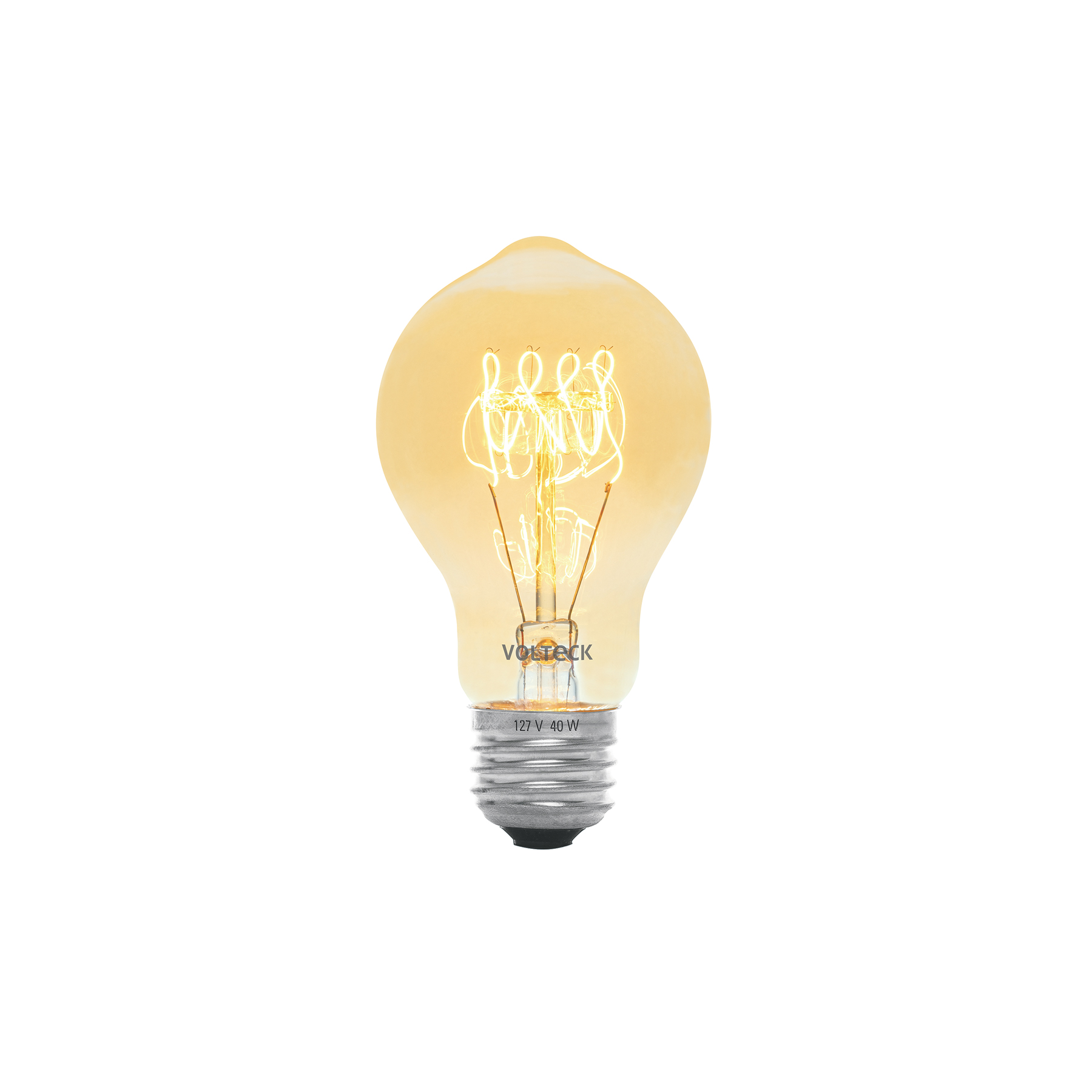 Lámpara incandescente vintage 40 W tipo bombilla, Volteck