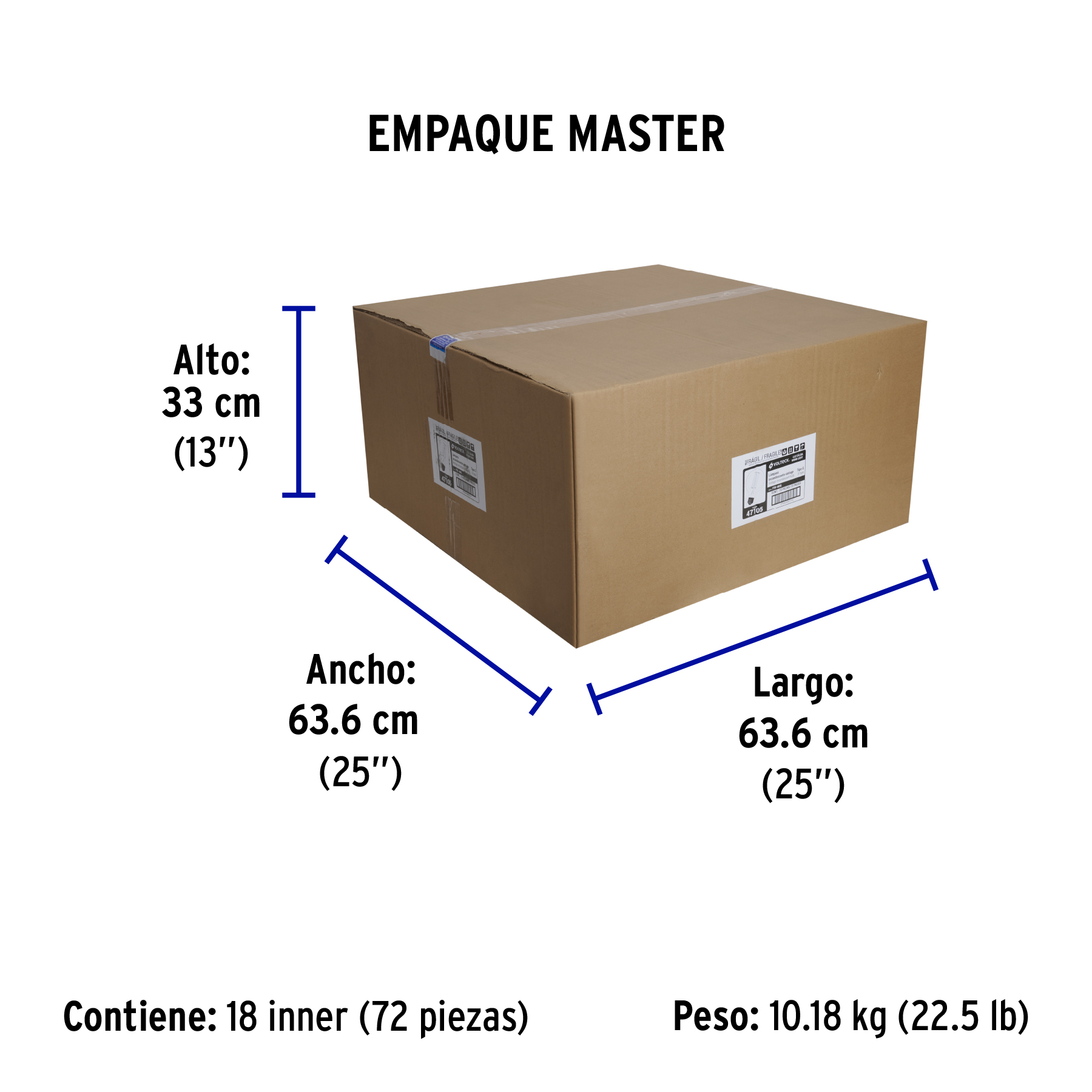 Lámpara incandescente vintage 40 W tipo globo, Volteck