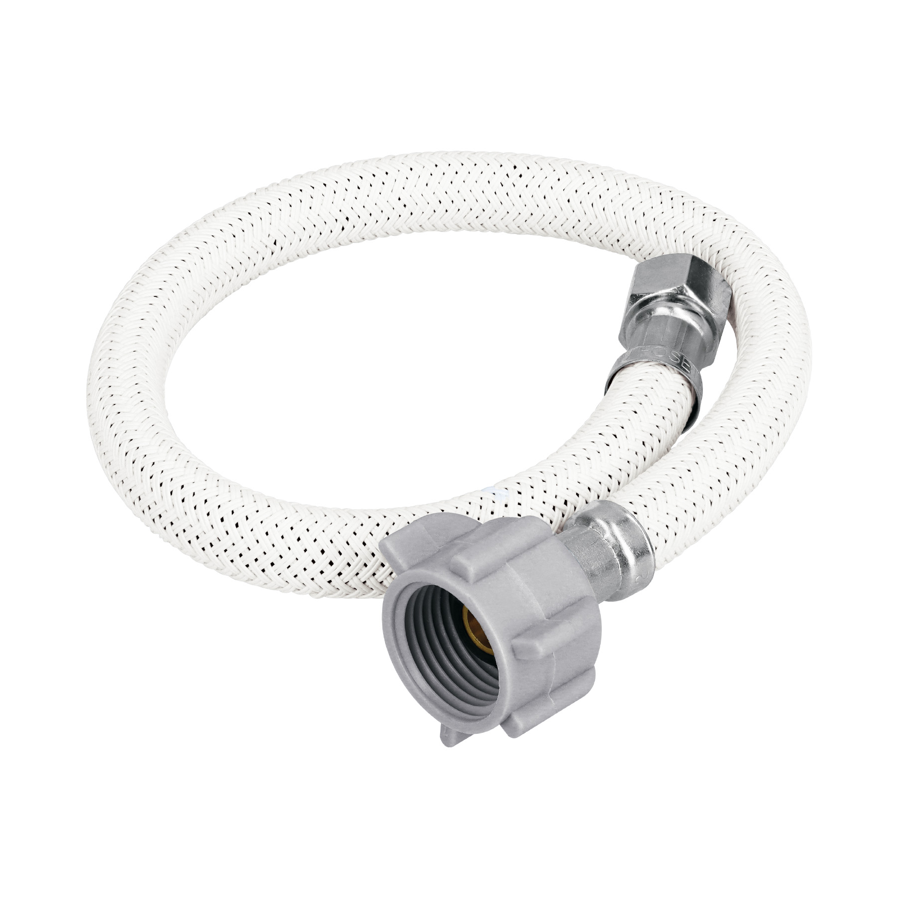 Manguera lavabo/fregadero,vinilo,1/2'x3/8',40cm, plást/lat