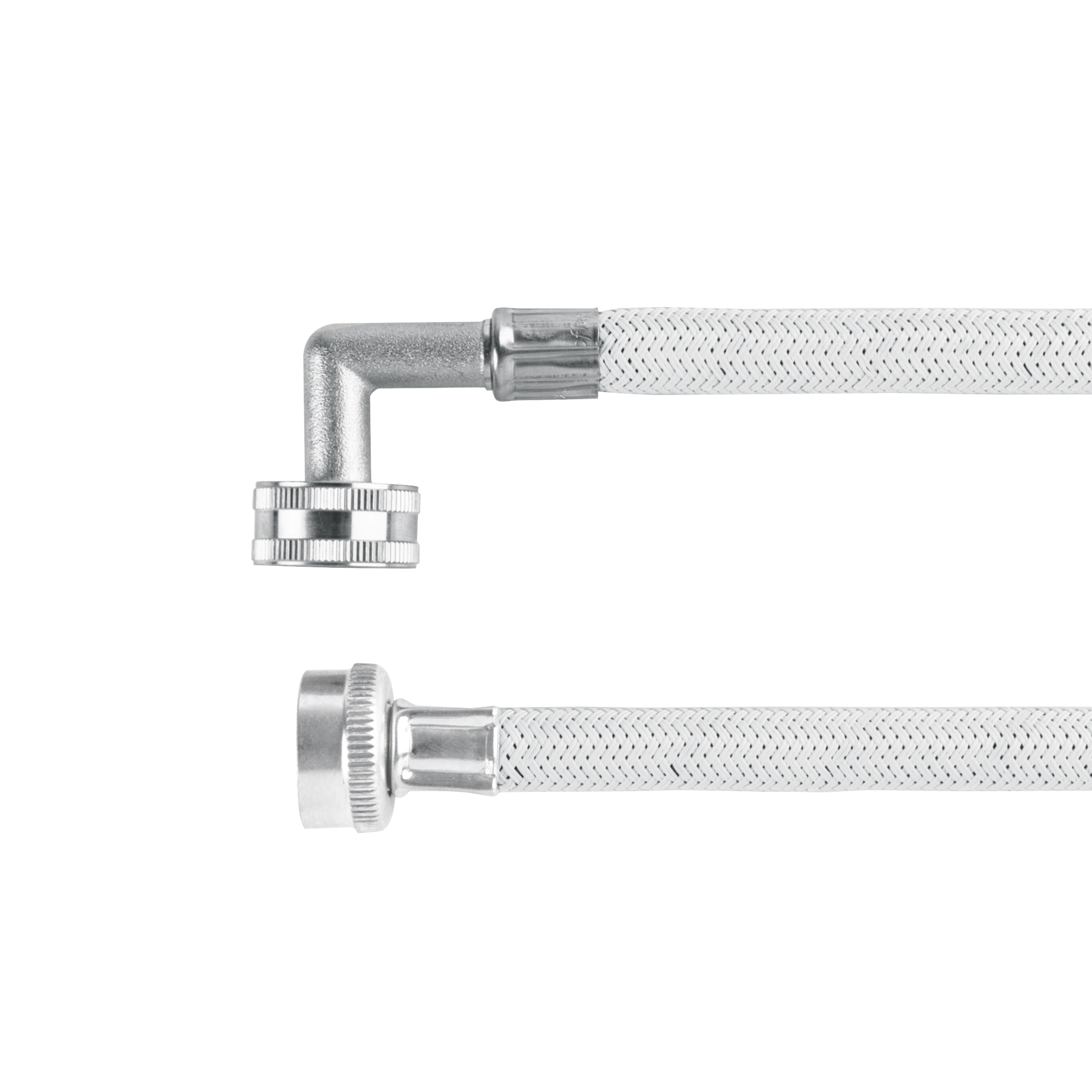 Manguera para lavadora, vinilo, c/codo 90, FOSET