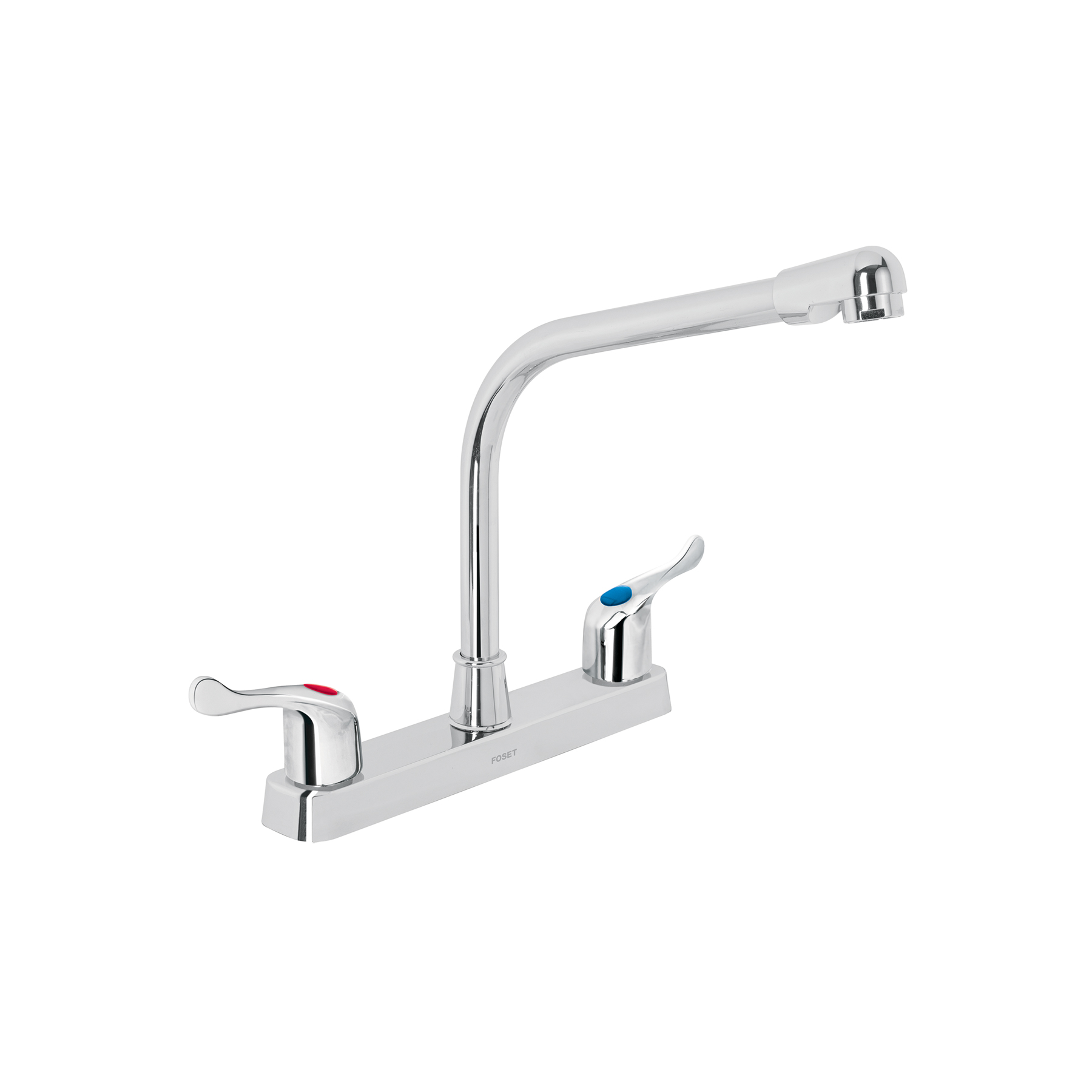 Mezcladora 8' fregadero, ABS, cuello cobra, palanca, BASIC