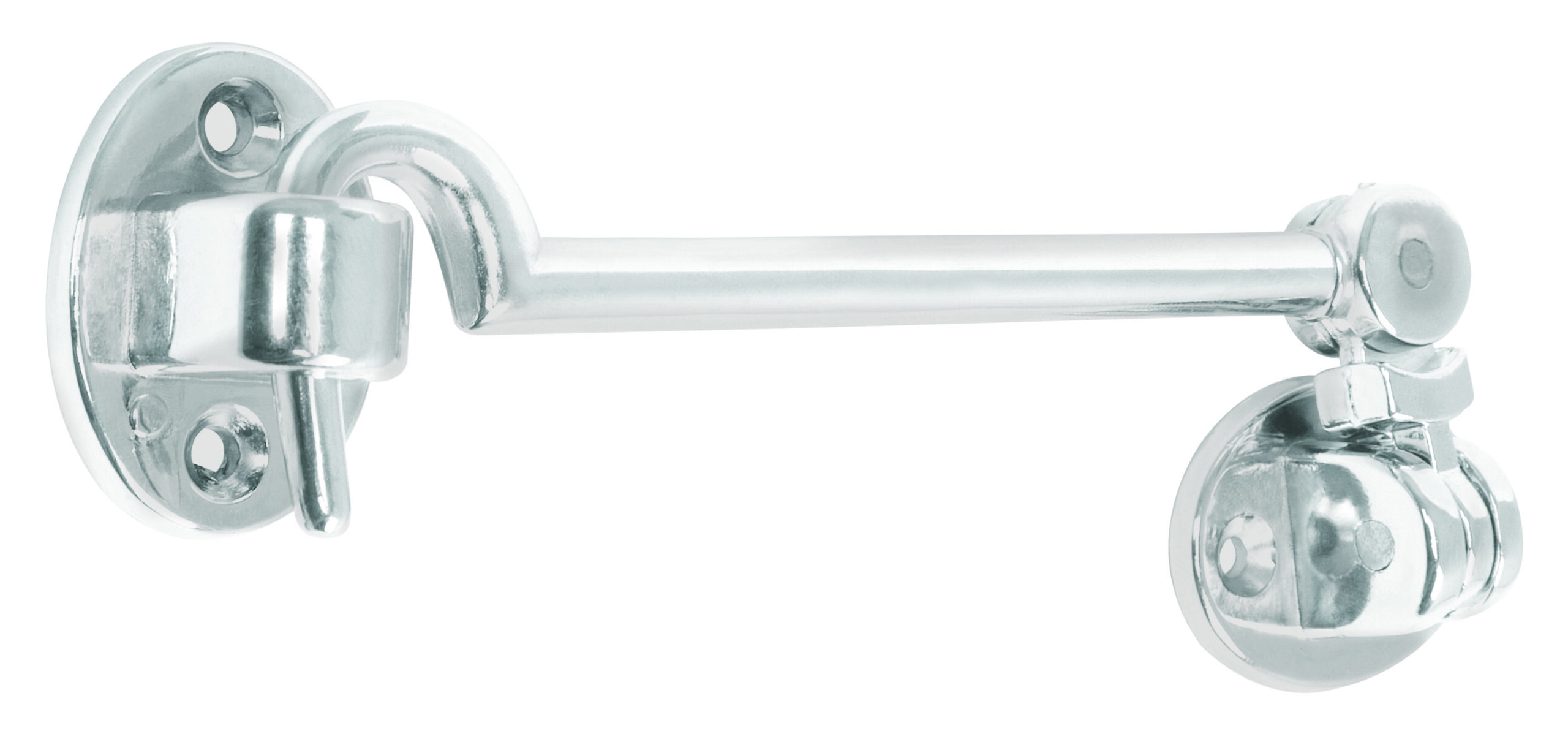 Gancho cromado para puerta, HERMEX