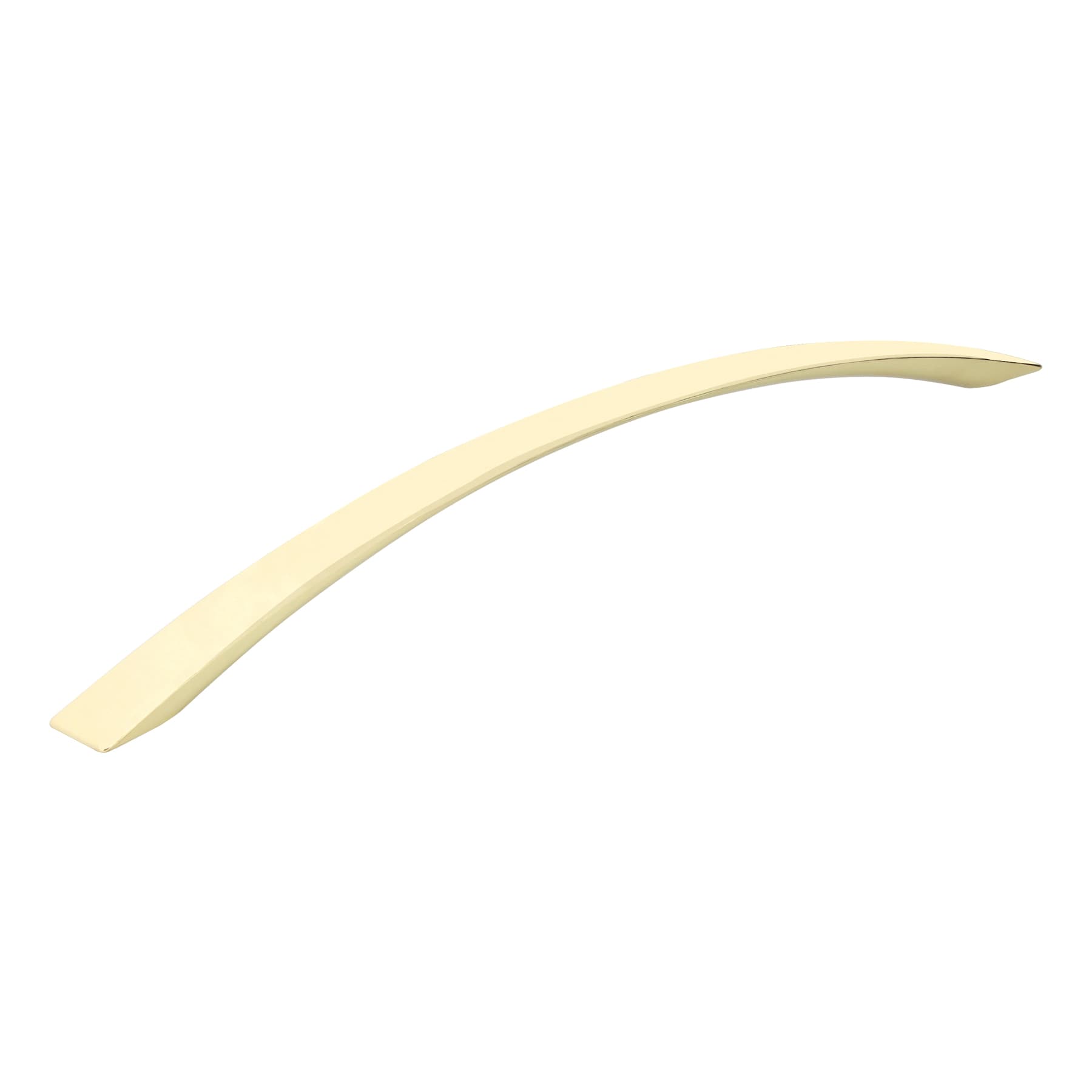 Jaladera de 224mm, línea Moderna, latón brillante, HERMEX