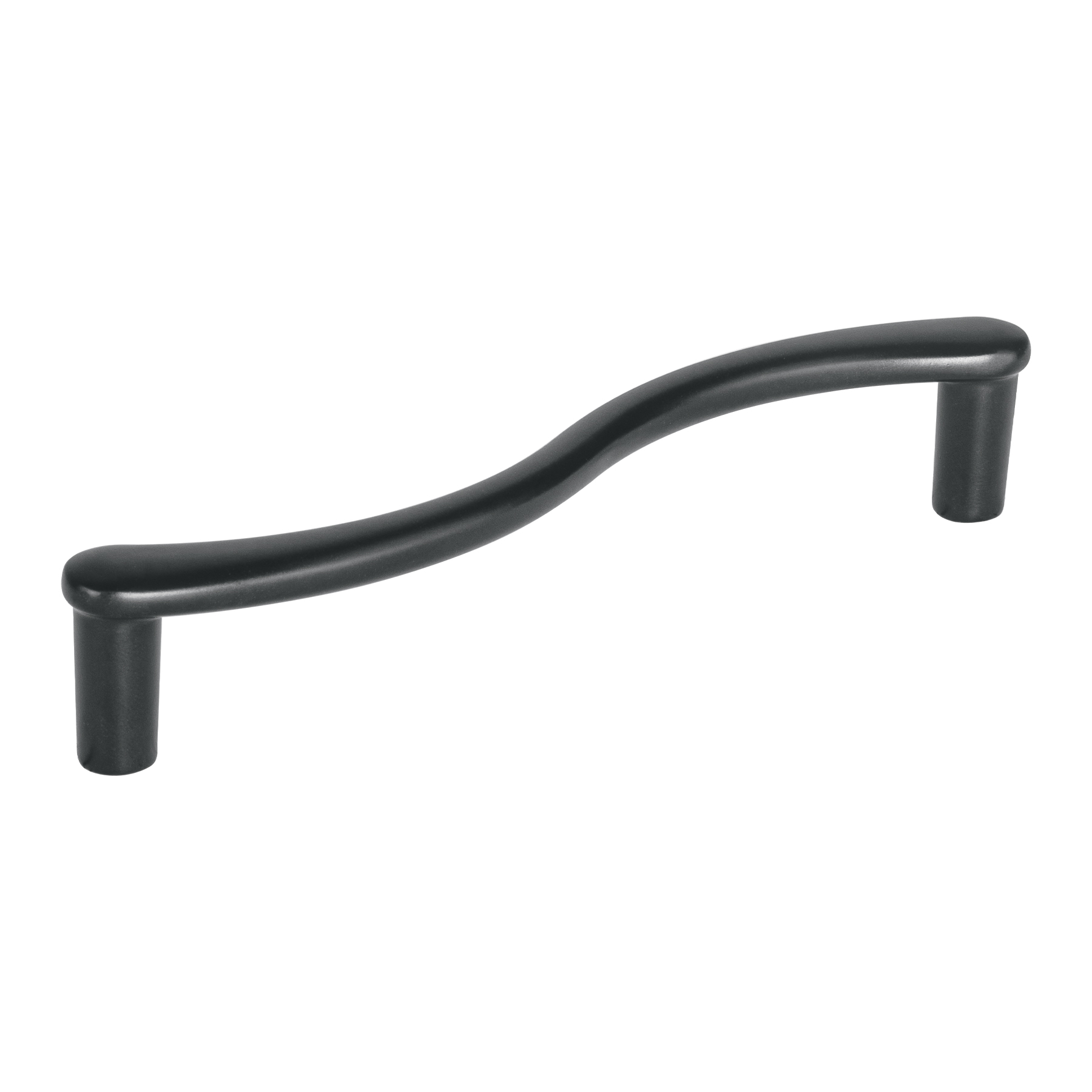 Jaladera de 128mm, línea Toledo, negro, HERMEX