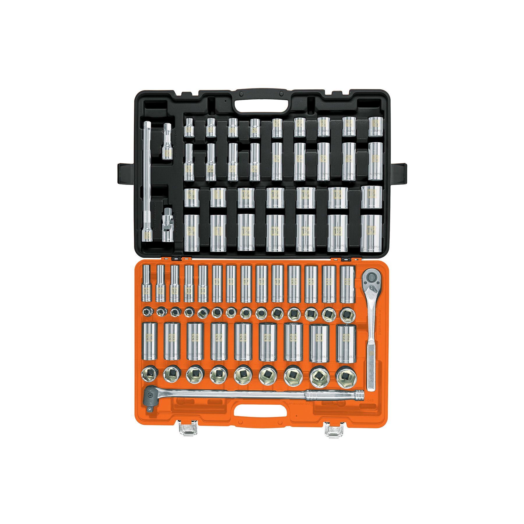 Juego de 83 herramientas cuadro 1/2' std y mm para mecánico