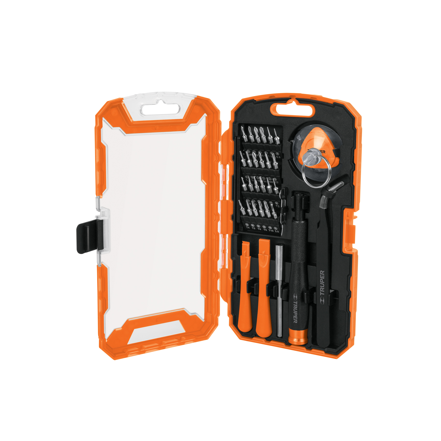 Juego de 32 piezas para reparación de electrónica, Truper