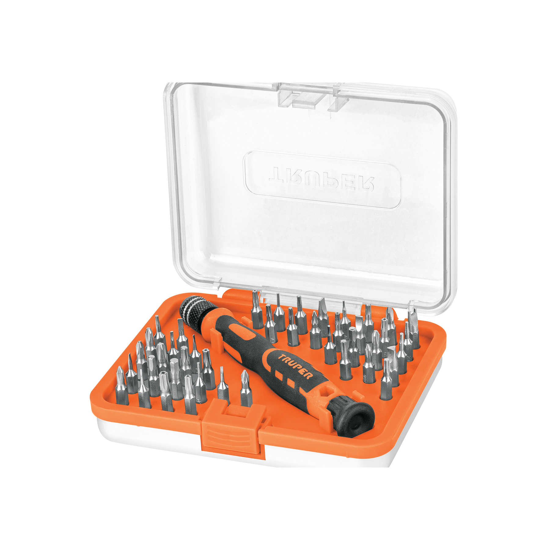 Desarmador de precisión con 42 puntas intercambiables