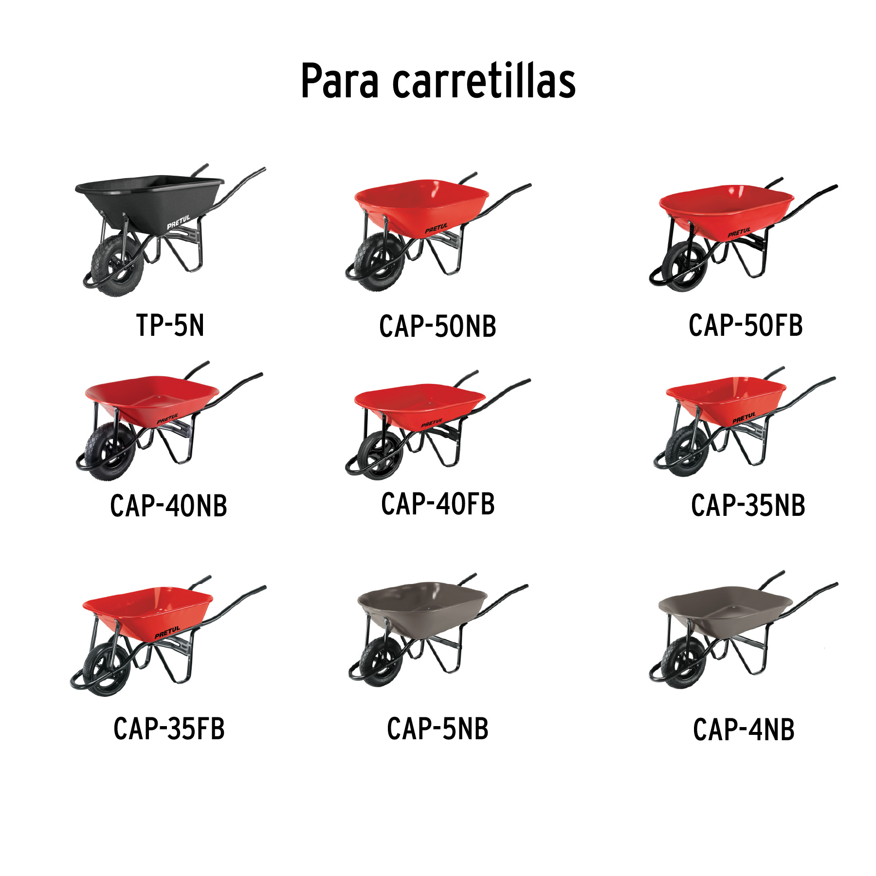 2 tirantes calibre 18 para carretillas PRETUL - Imagen 2