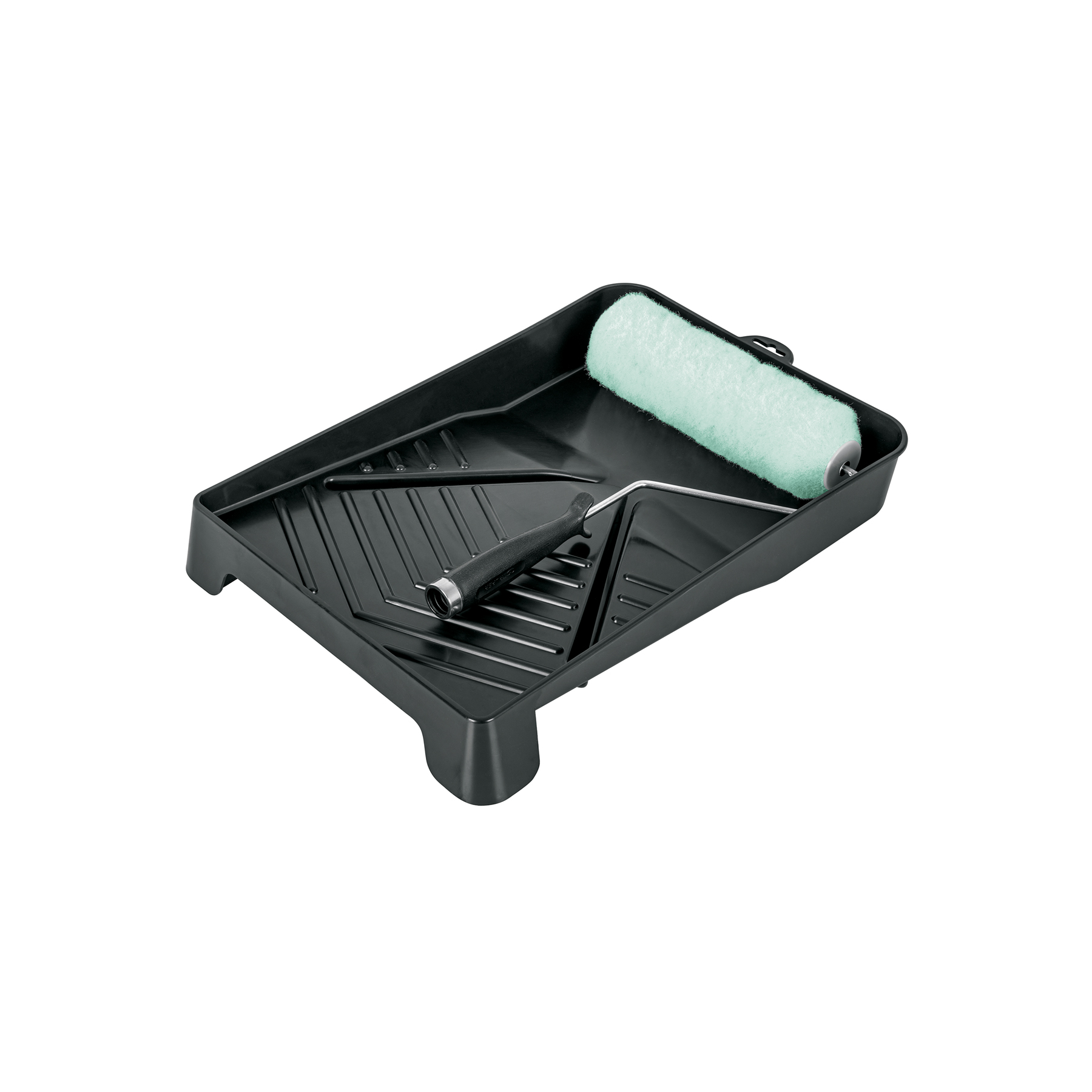 Kit de rodillo para pintar, 9' (maneral, charola y felpa)