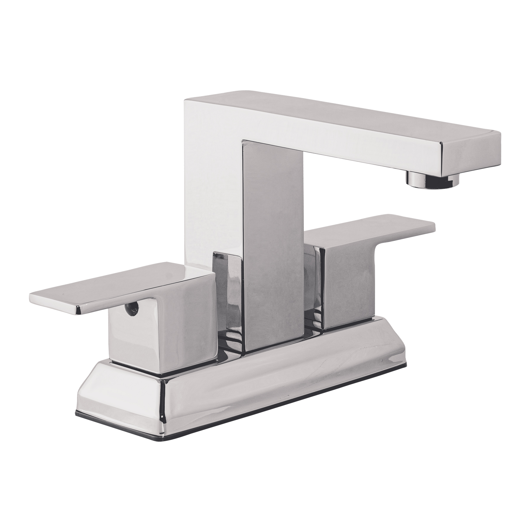 Mezcladora para lavabo 4', cromo, FOSET KUBO