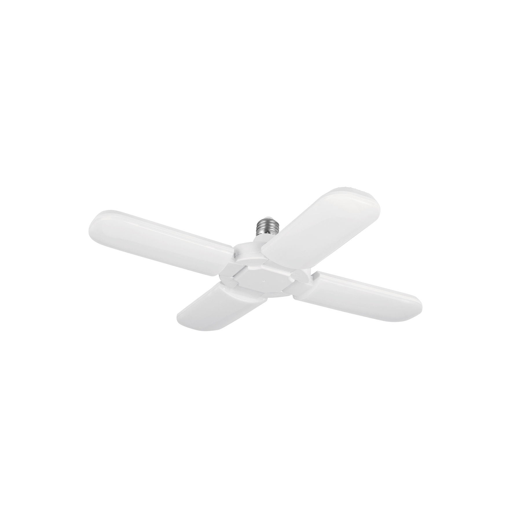 Lámpara LED 32W tipo ventilador, 4 aspas ajustables, VOLTECK