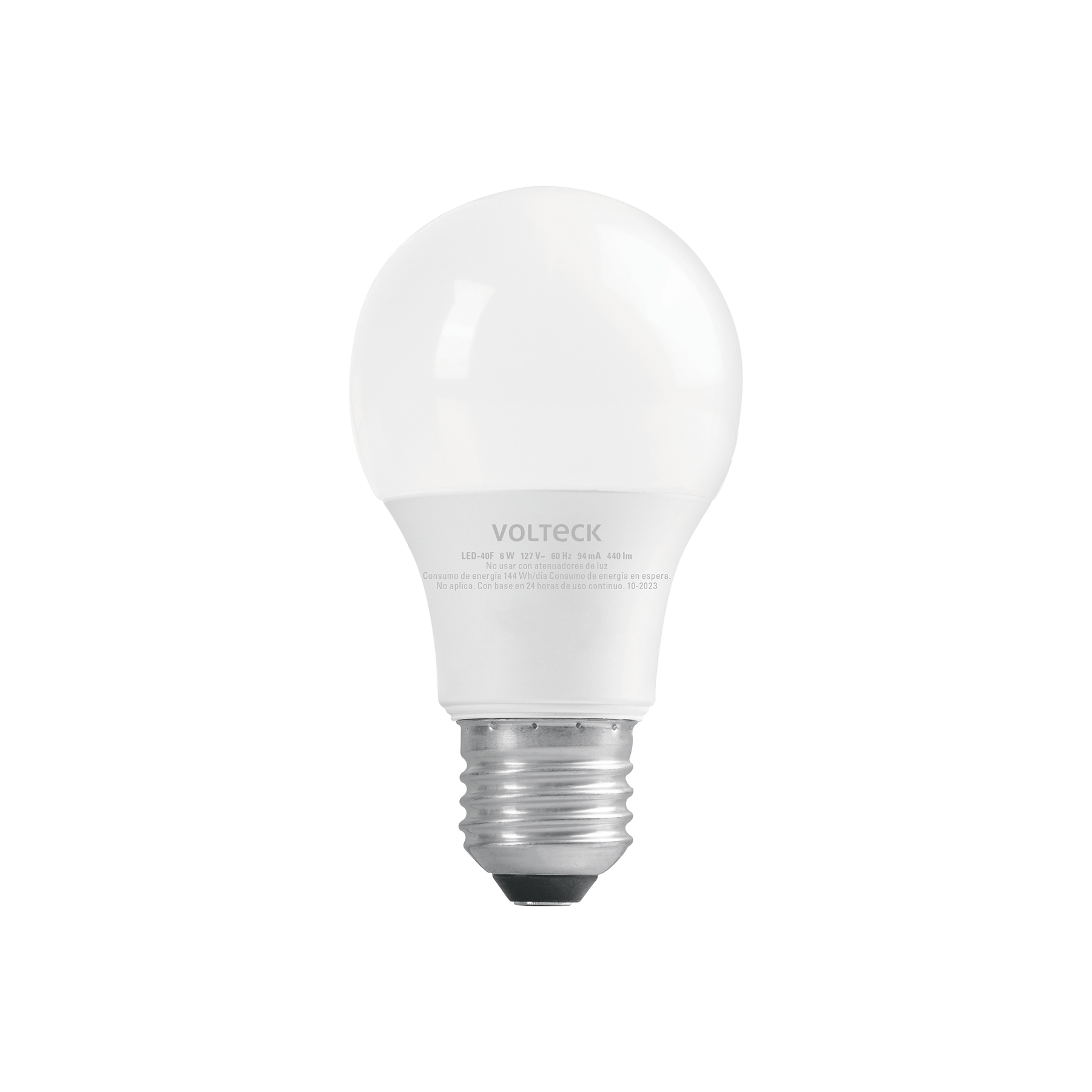 Lámpara LED A19 6 W (equiv. 40 W) luz de día blíster Volteck