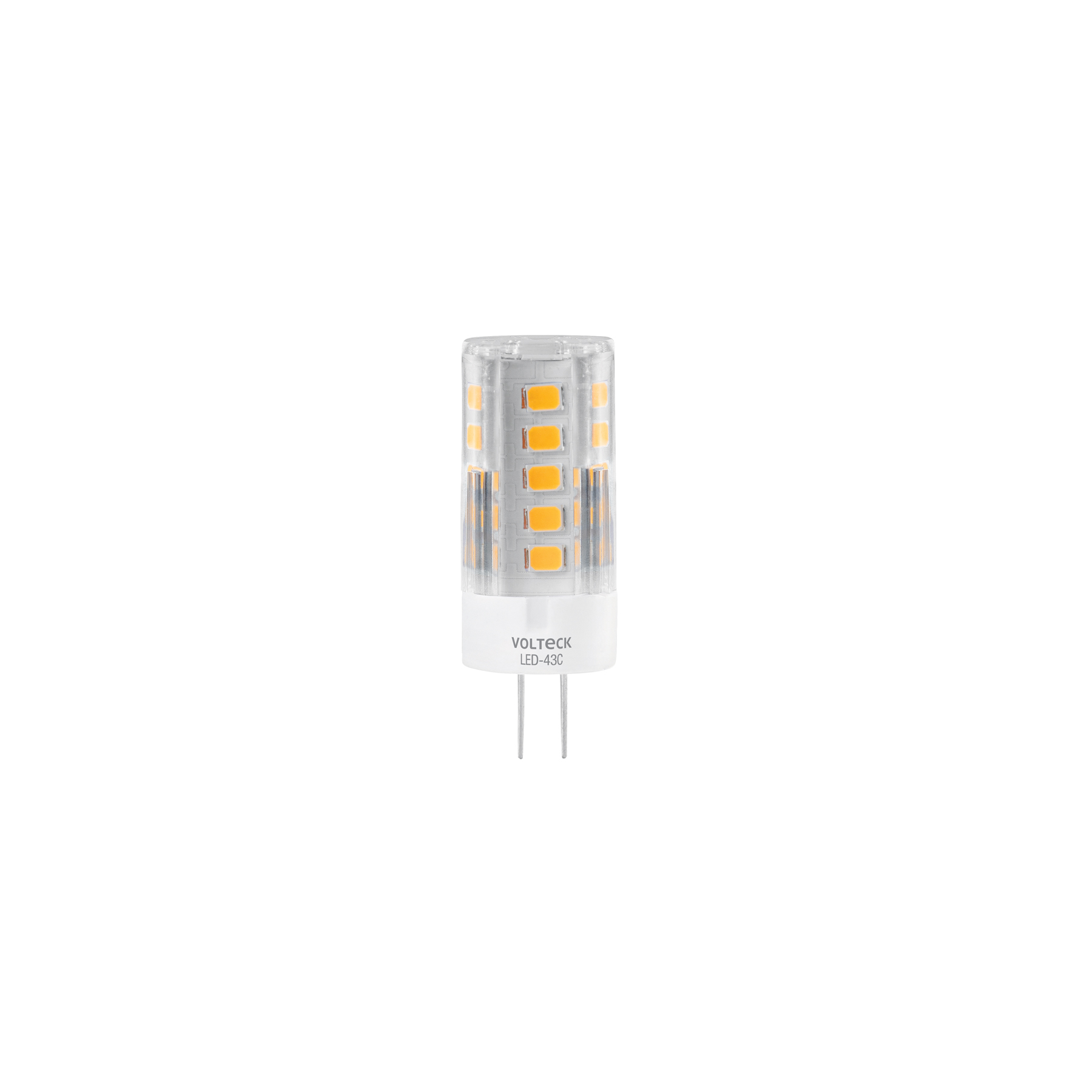 Lámpara de LED tipo cápsula 3 W base G4 luz cálida, blíster