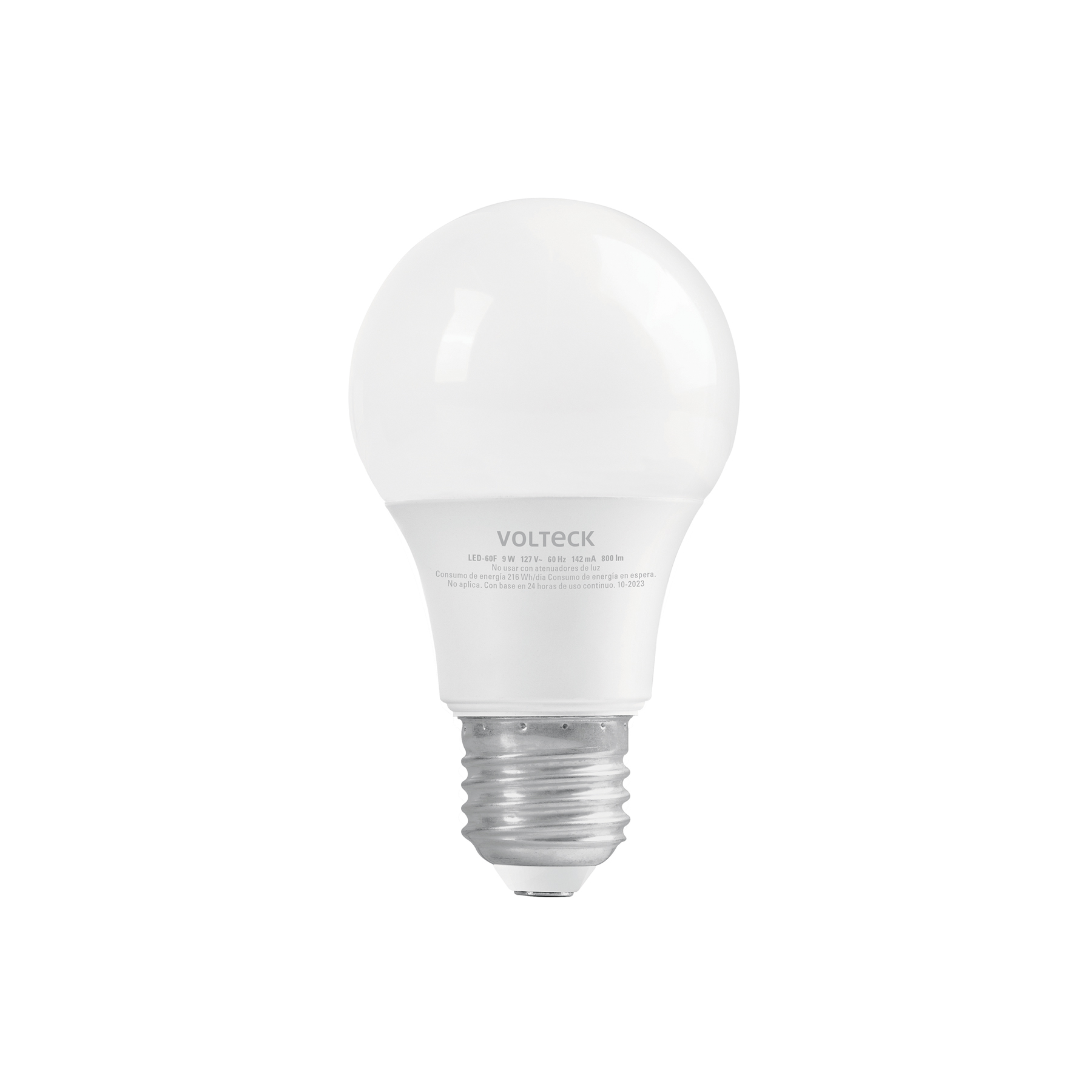 Lámpara LED A19 9 W (equiv. 60 W) luz de día blíster Volteck